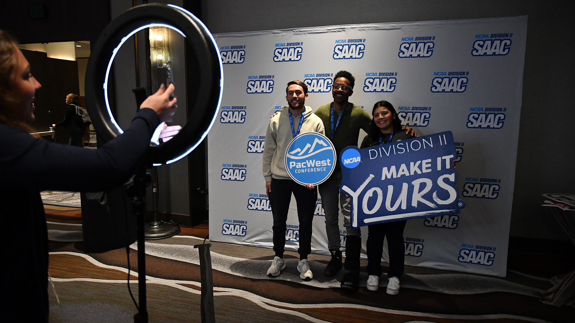 Student-athletes from the South Central and West regions attended the SAAC Super Region Convention in November.