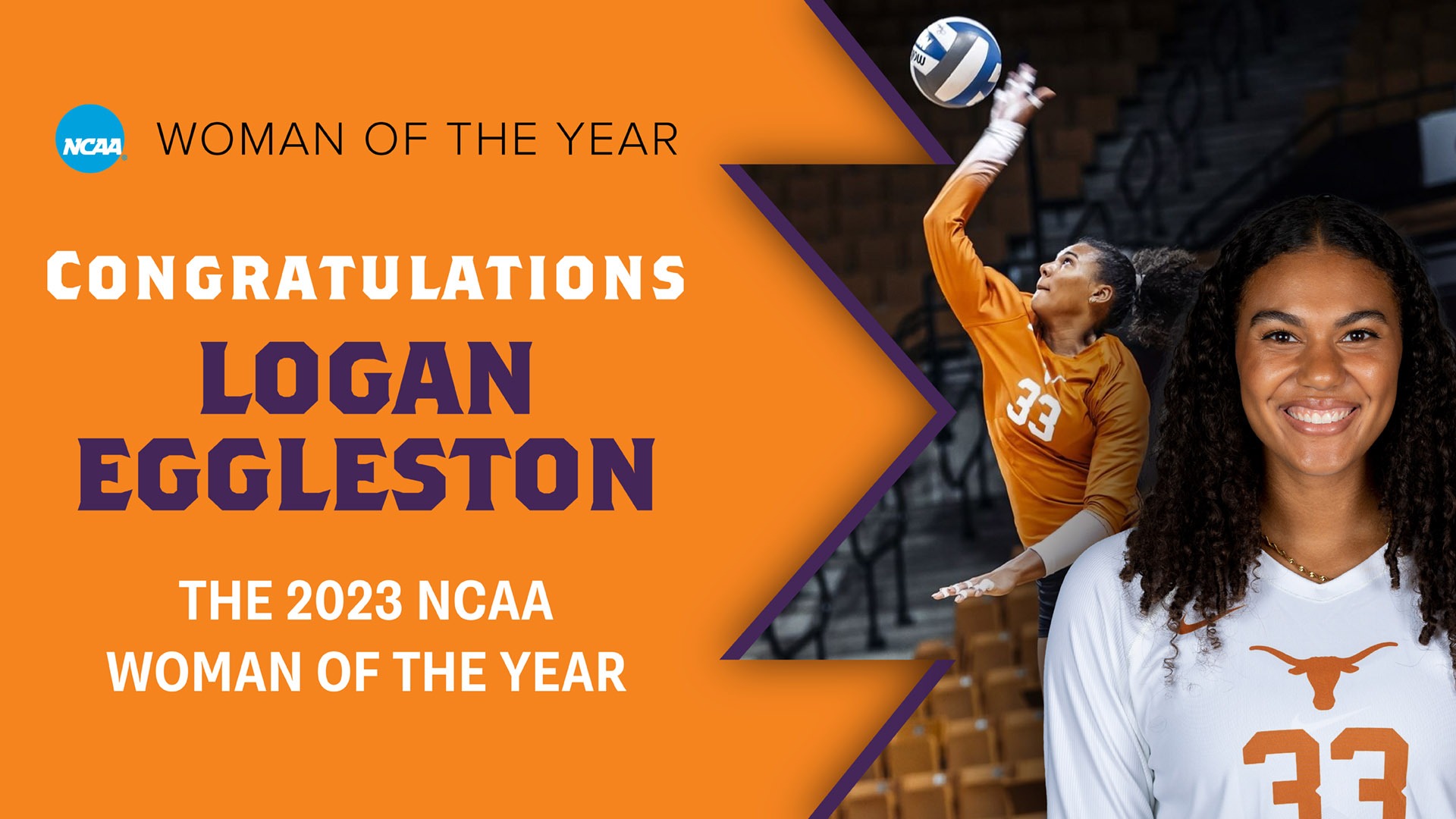 Logan Eggleston named 2023 NCAA Woman of the Year