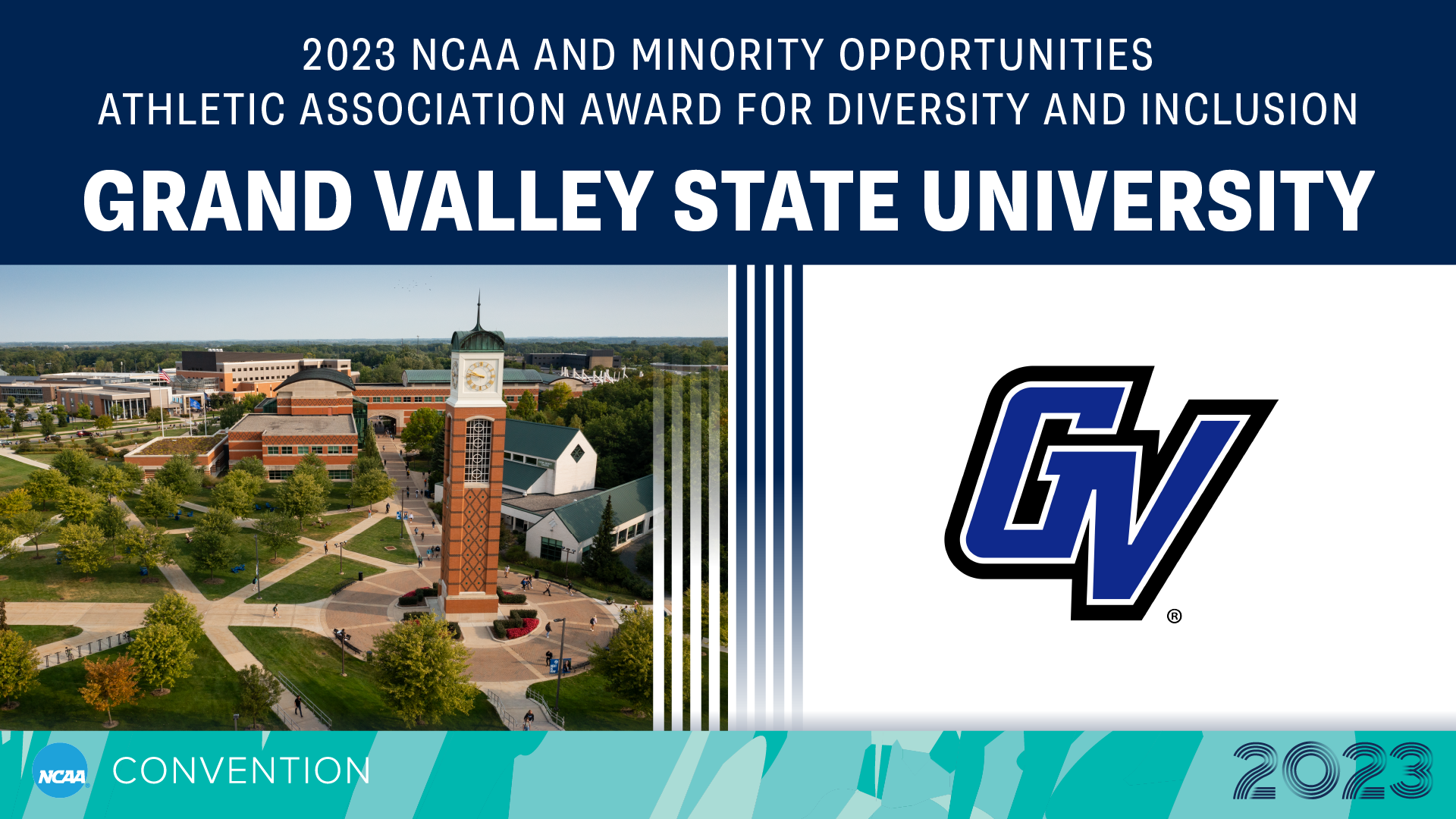 Grand Valley State earns 2023 NCAA/MOAA Diversity and Inclusion Award
