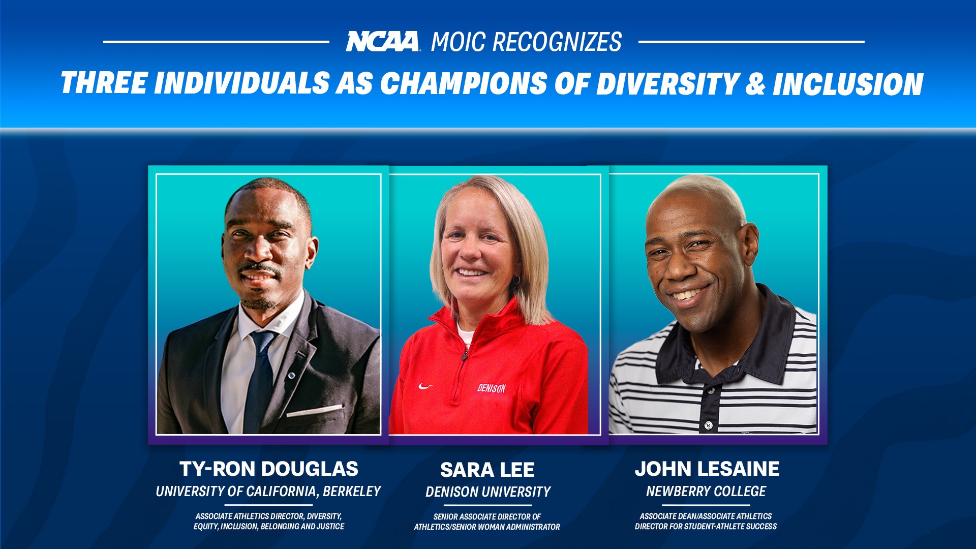 MOIC honors 3 as Champions of Diversity and Inclusion