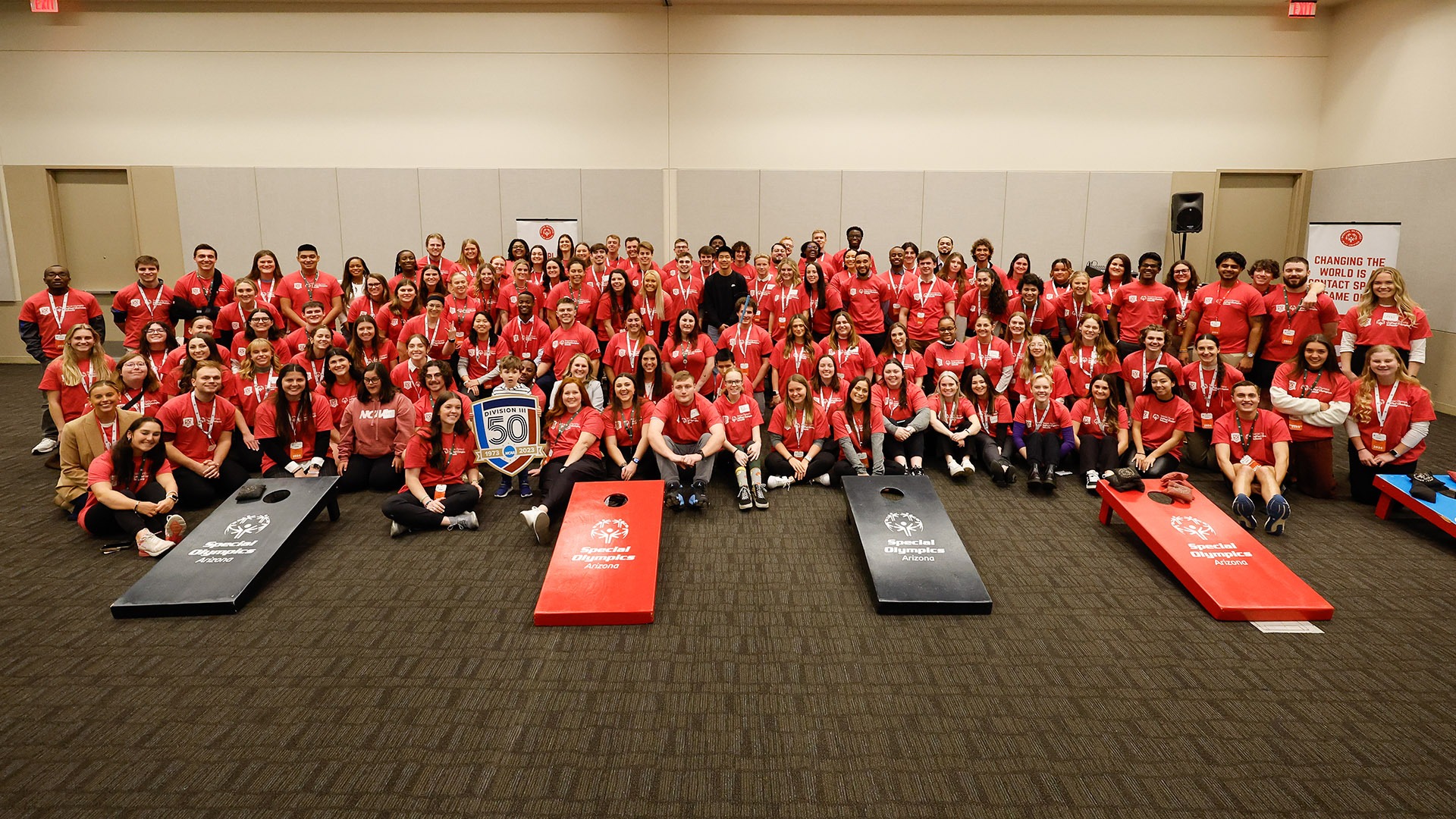 Division III student-athletes participate in Special Olympics Unified Sports activity at NCAA Convention