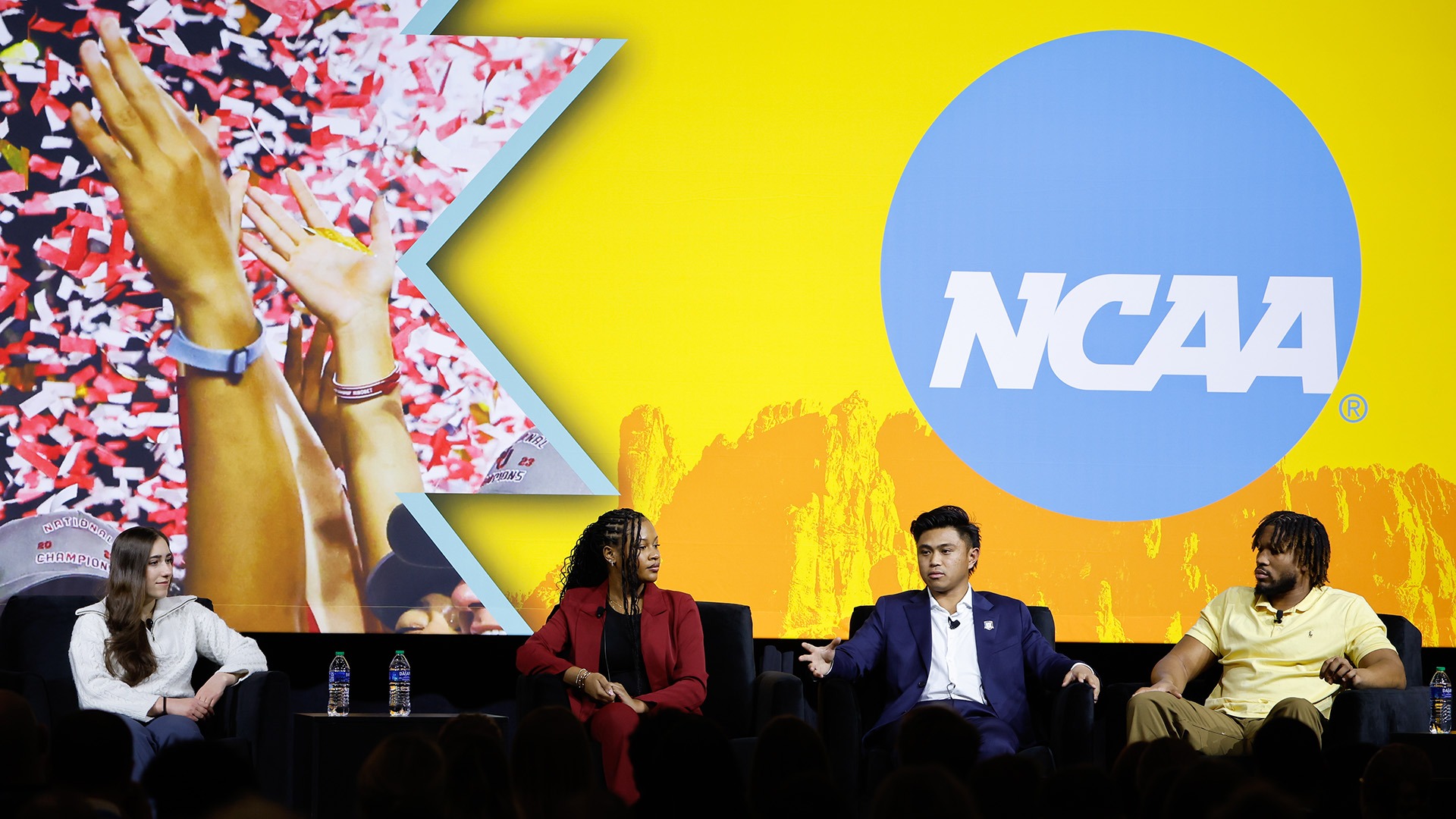 Student-athletes share experiences with NIL at NCAA Convention