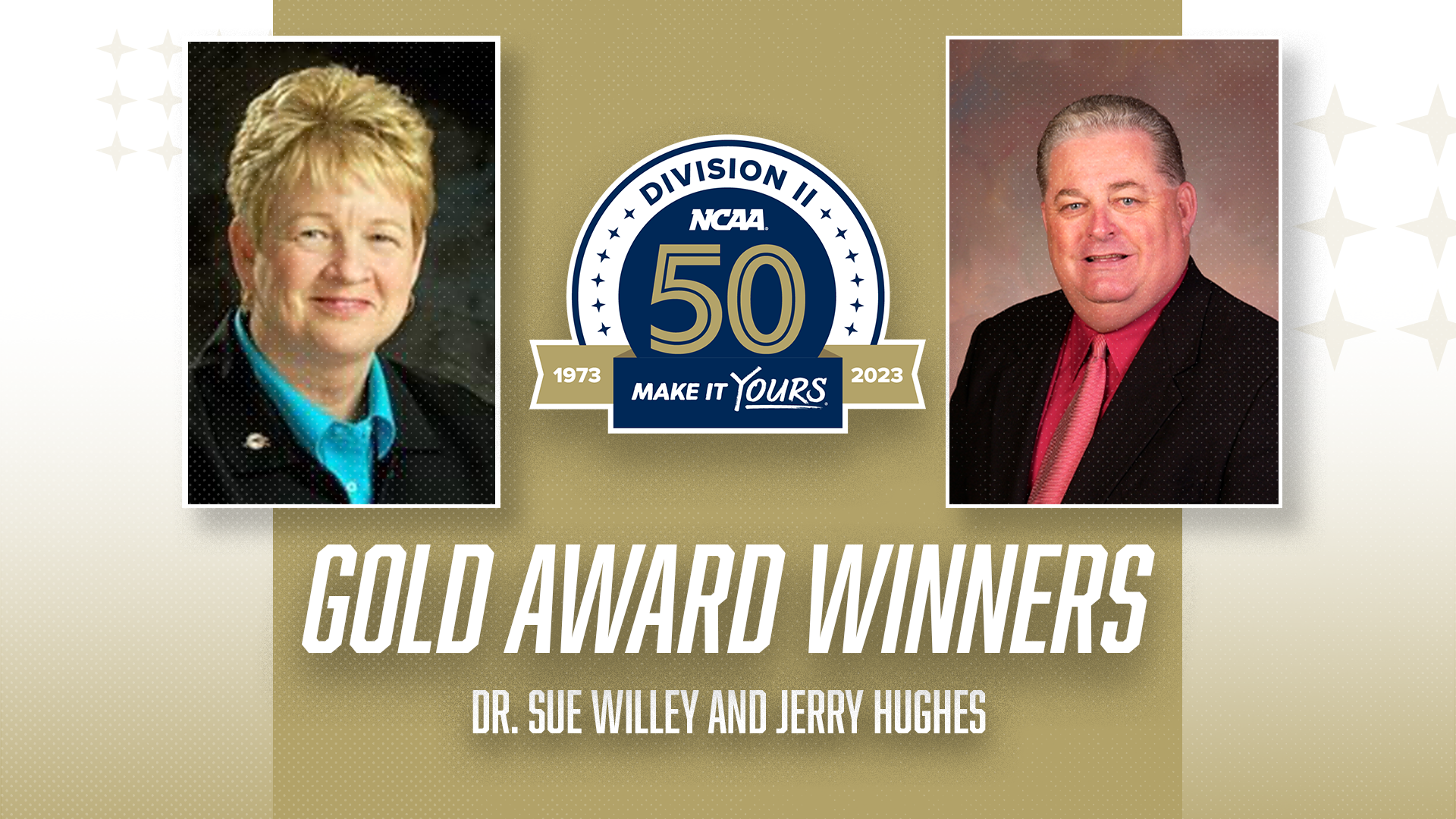 Willey, Hughes named Division II Gold Award recipients
