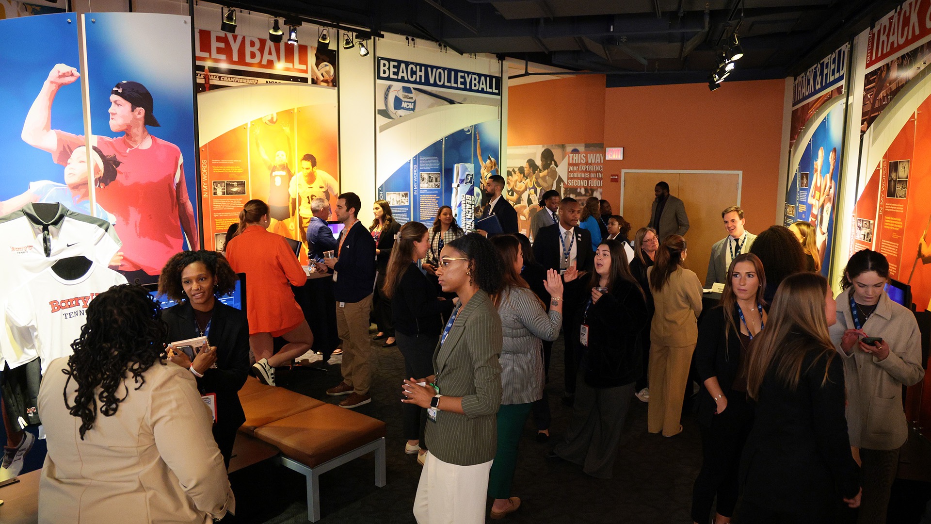 Participants connected with national office staff and local administrators in the sports industry.