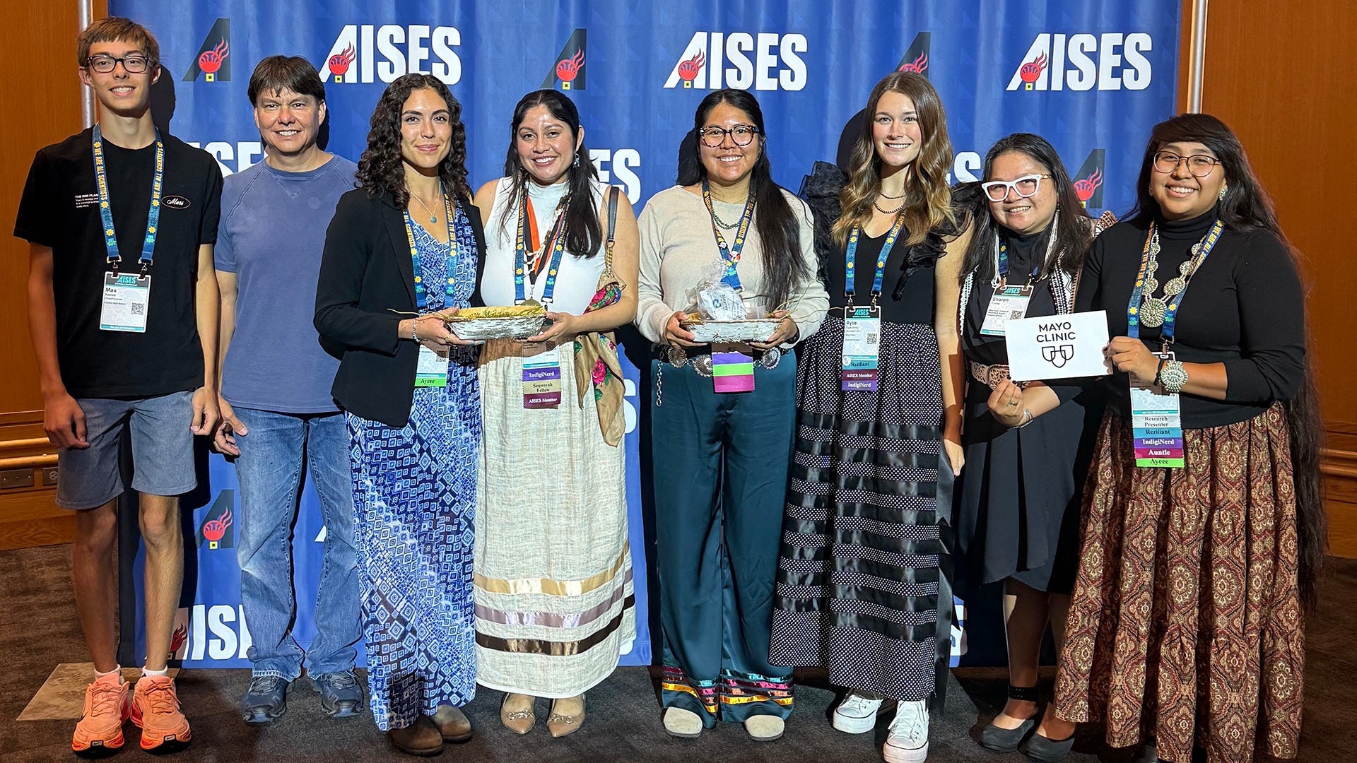 Spaulding attended the American Indian Science and Engineering Society's national conference in Minneapolis. The group focuses on Indigenous excellence in STEM. 