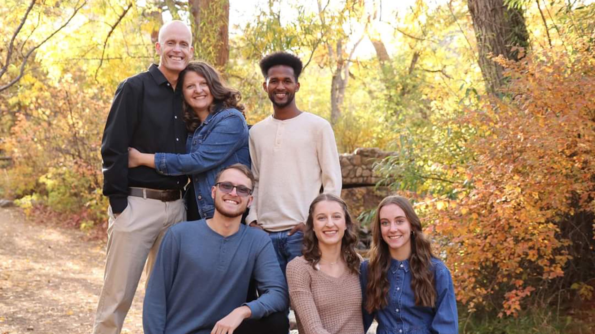 Zeru's foster family in Colorado Springs