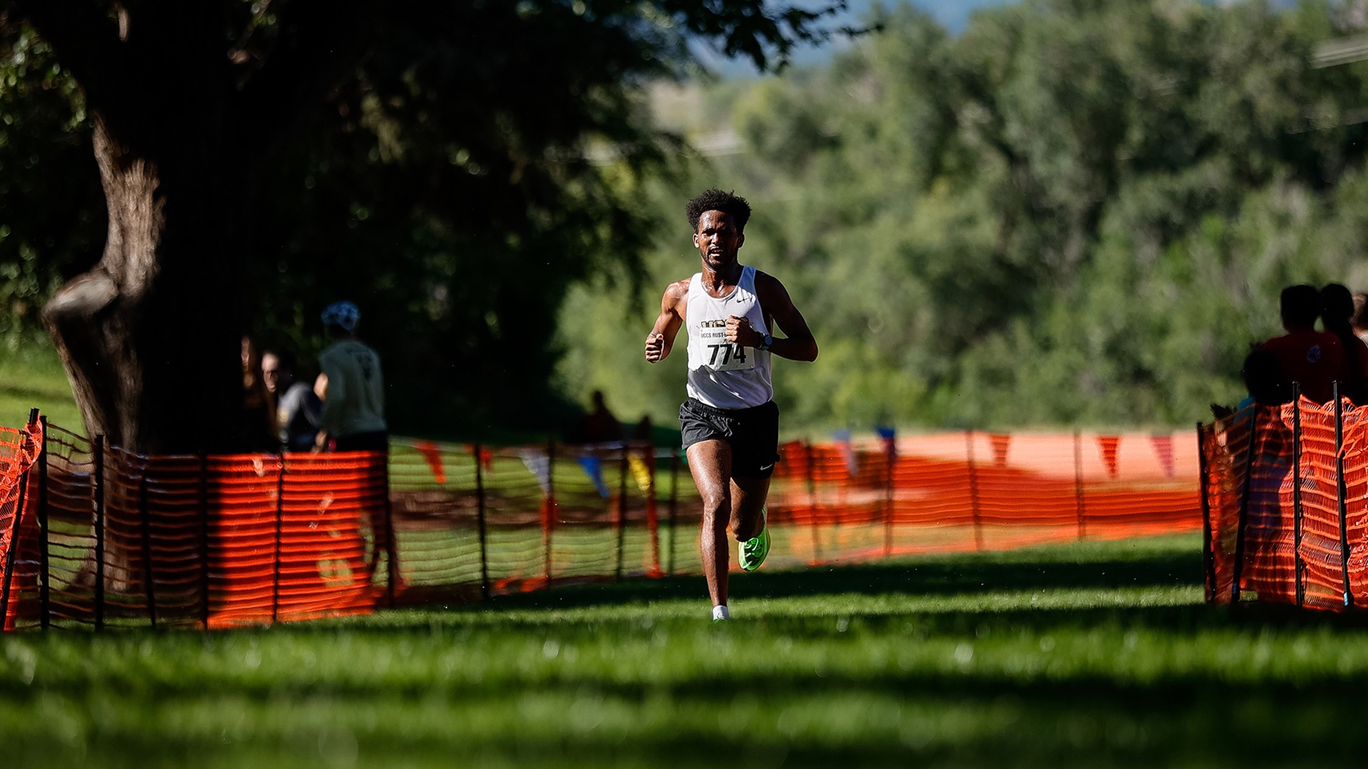 Afewerki Zeru running Cross-Country