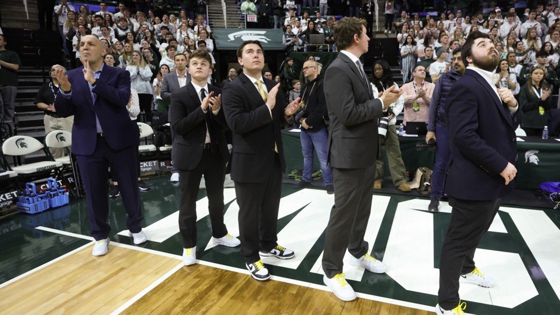 Dickey was a manager for the Iowa men's basketball team during his five years as a undergraduate and graduate student. 