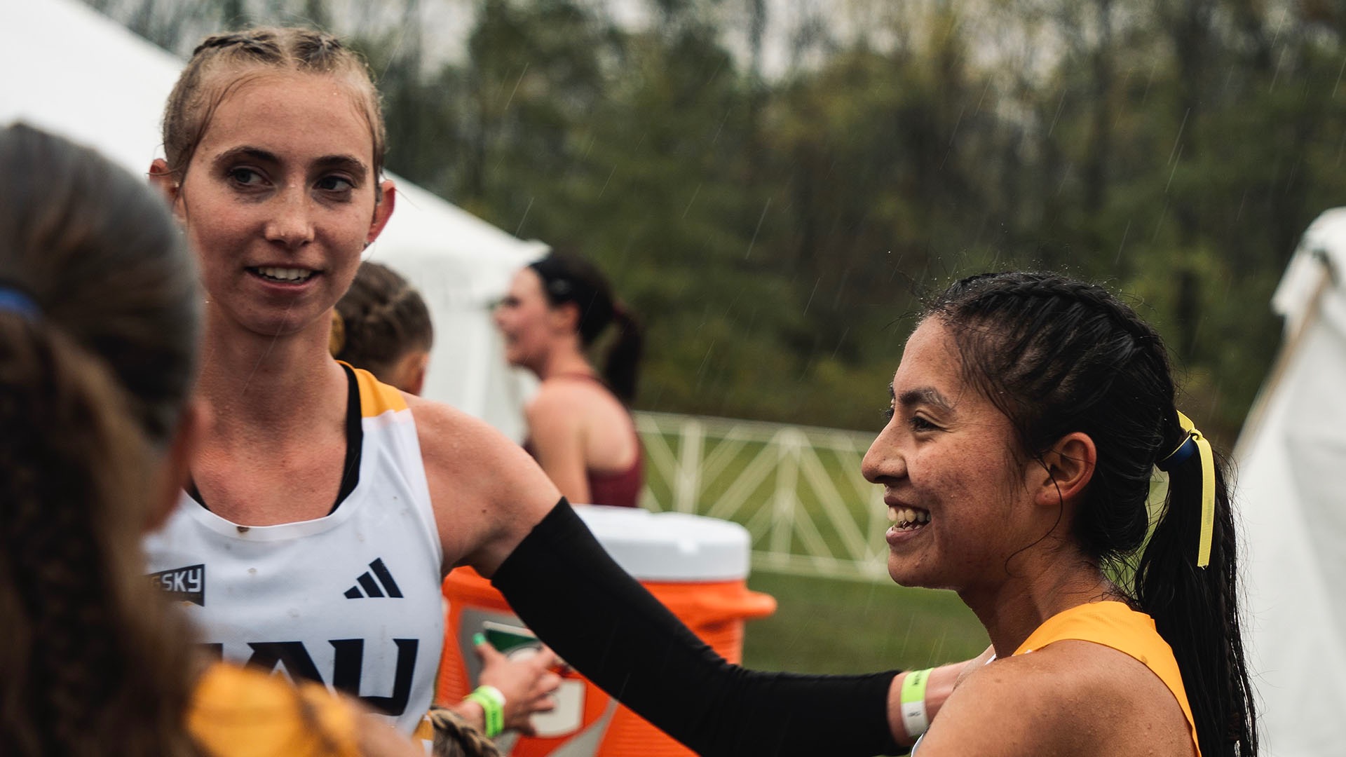Upshaw has stayed at Northern Arizona to earn her master's. She has also considered professional running contracts.