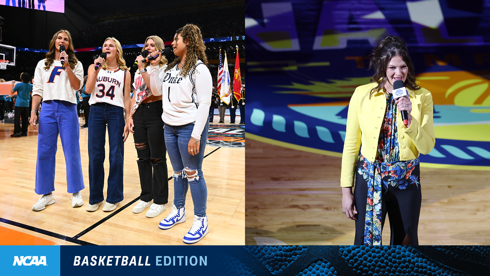 Meet the national anthem singers at the Men’s and Women’s Final Fours