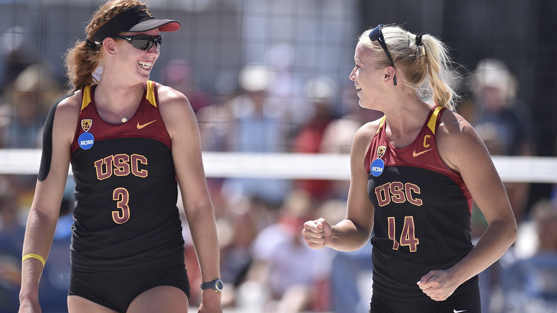  Cheng and Hughes, now the No. 4-ranked pair in the world, dominated the NCAA scene at Southern California. They bring their formidable partnership to the Paris Games and the iconic Eiffel Tower Stadium. (Photo by Justin Tafoya / NCAA Photos) 
