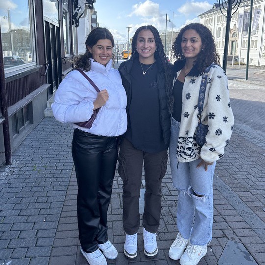 Jillian, Macy and Olivia Brown enjoy spending time together without talking about basketball. They are pictured here on a sisters' vacation in Iceland. (Photo courtesy of Olivia Brown)