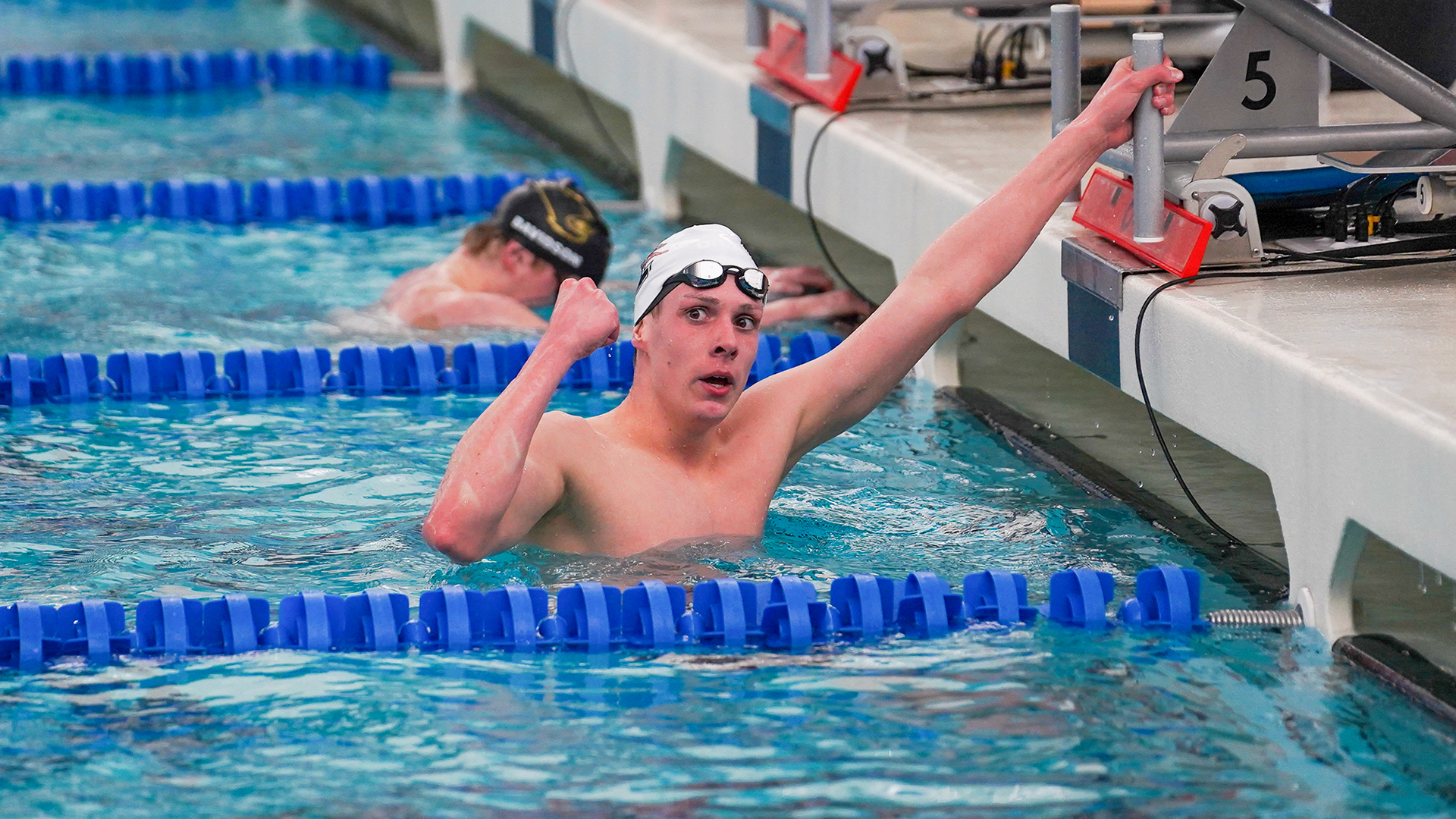 Cedric Buessing has qualified to represent his native Germany at the 2024 Olympic Games. (Photos courtesy of UIndy)