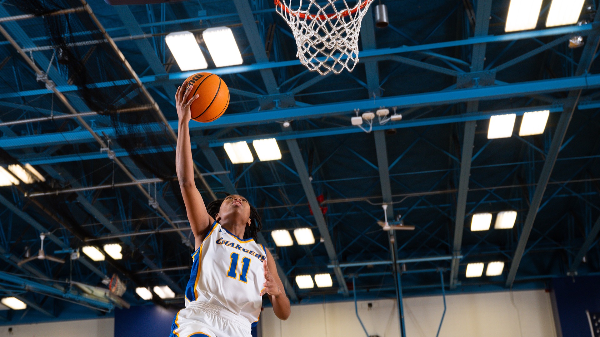 New Haven's Camryn DeBose Shooting Basketball