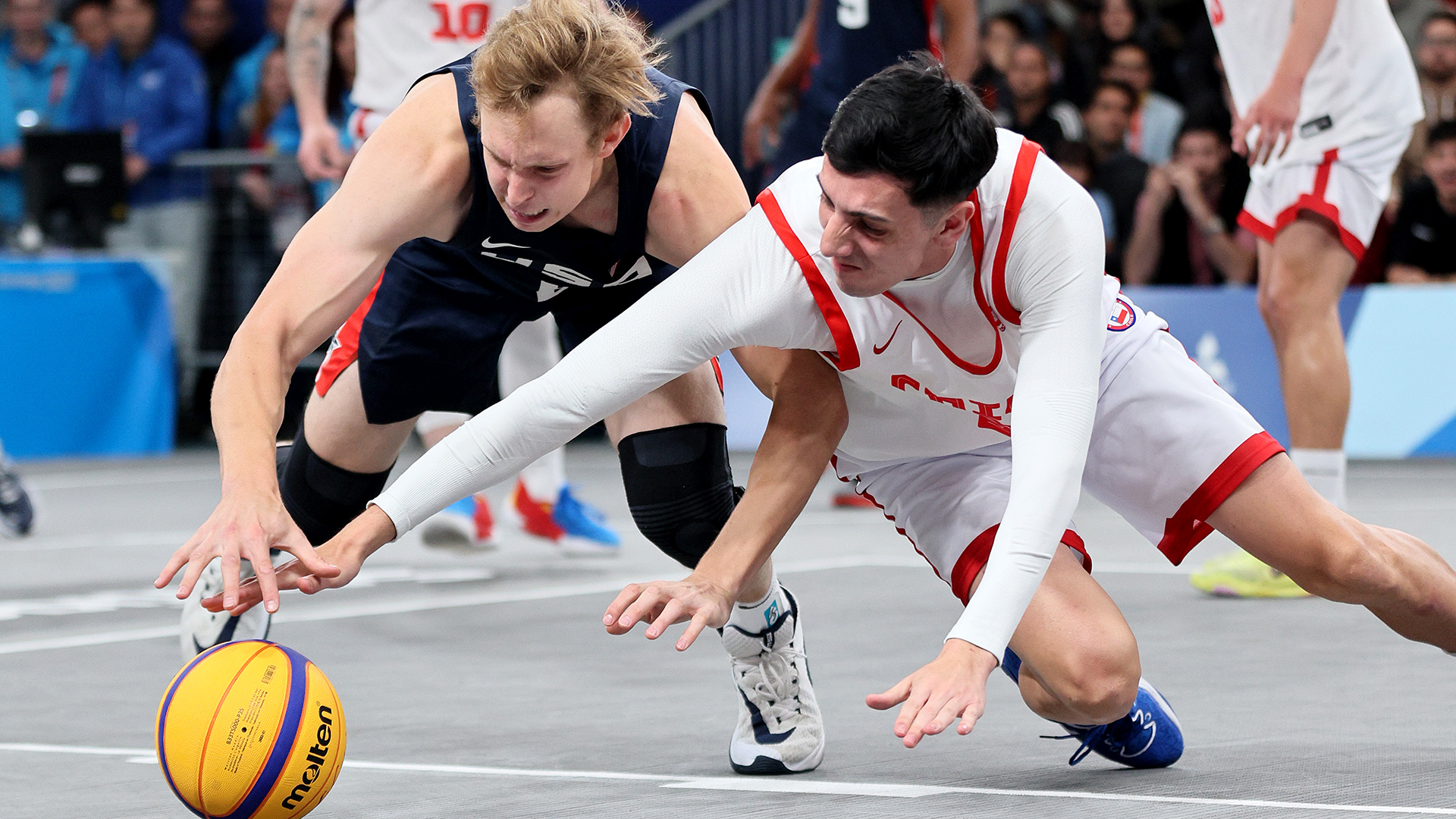 College of Charleston and Florida graduate Canyon Barry is on the first U.S. 3x3 men's basketball team to qualify for the Olympics. (Photo by Getty Images)