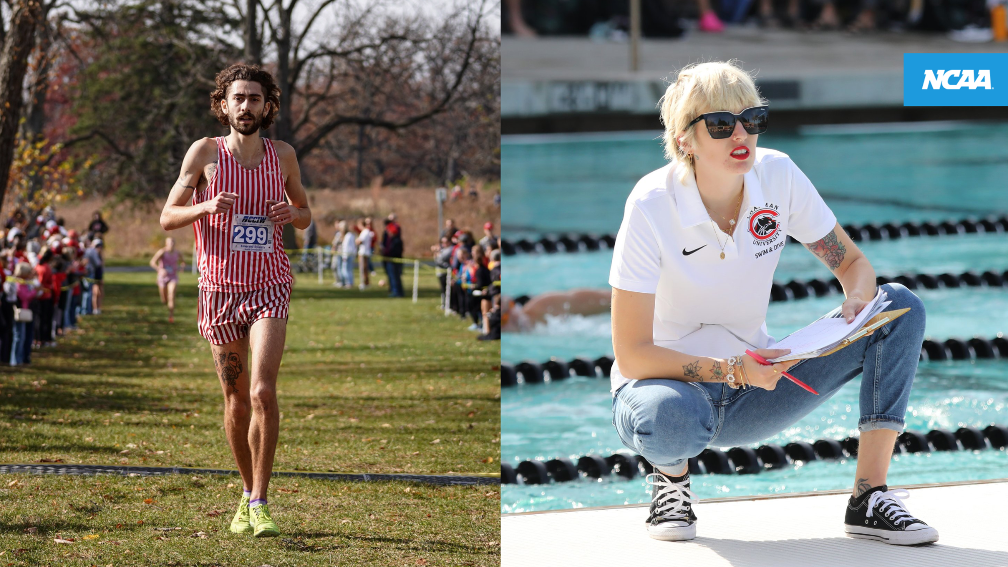 DIII honors Emerald Svienty, Juliet Suess with LGBTQ Student-Athlete, Coach of the Year awards