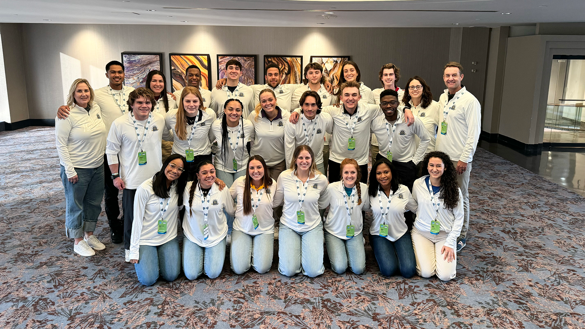 Members of the Division II Student-Athlete Advisory Committee helped plan and run the event.