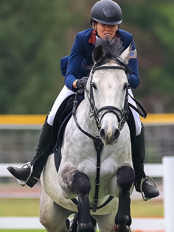 Davis grew up riding horses, inspired by her mother, father and grandmother