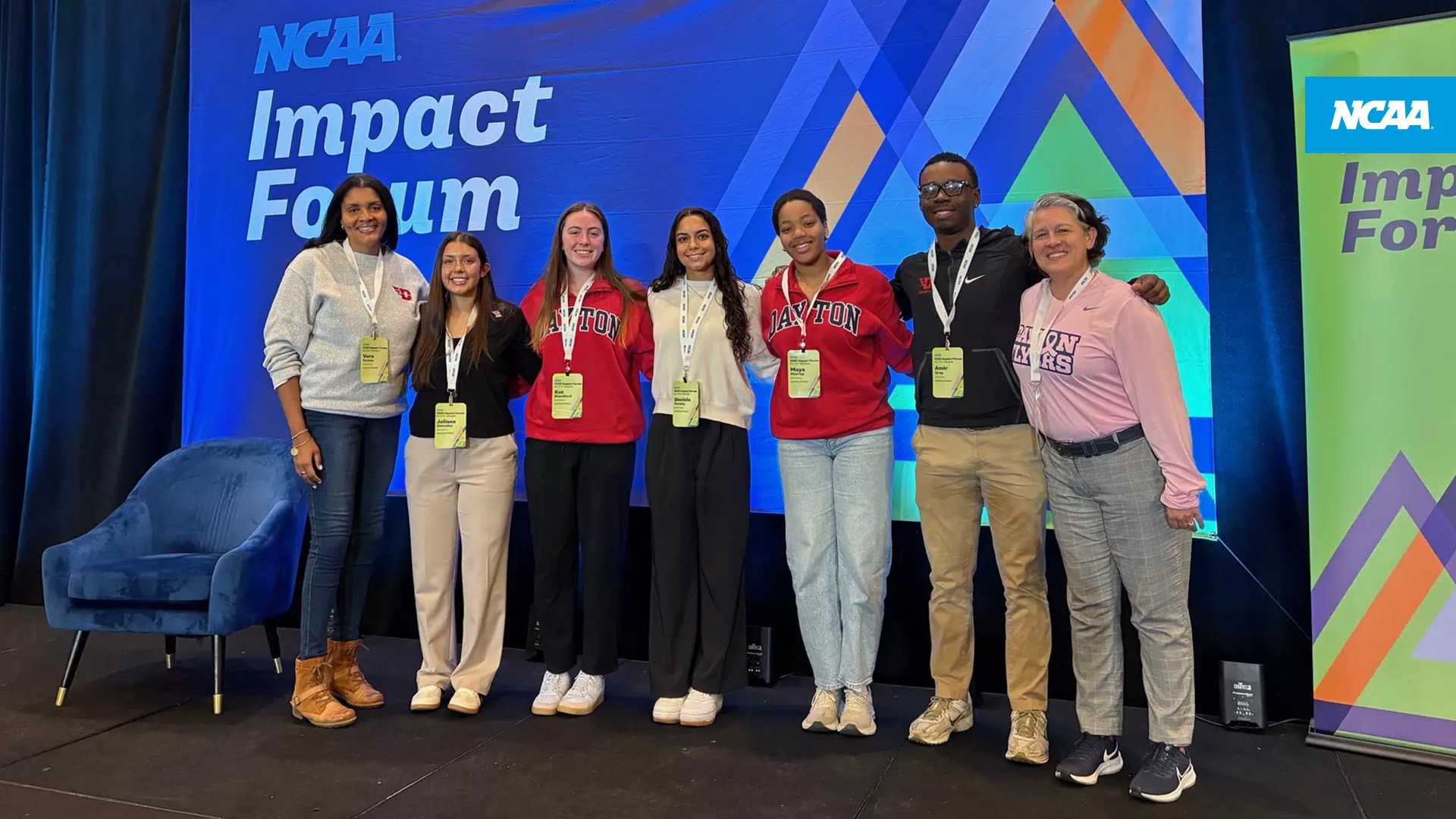 Flyers Reflect on Valuable Experience at NCAA Impact Forum