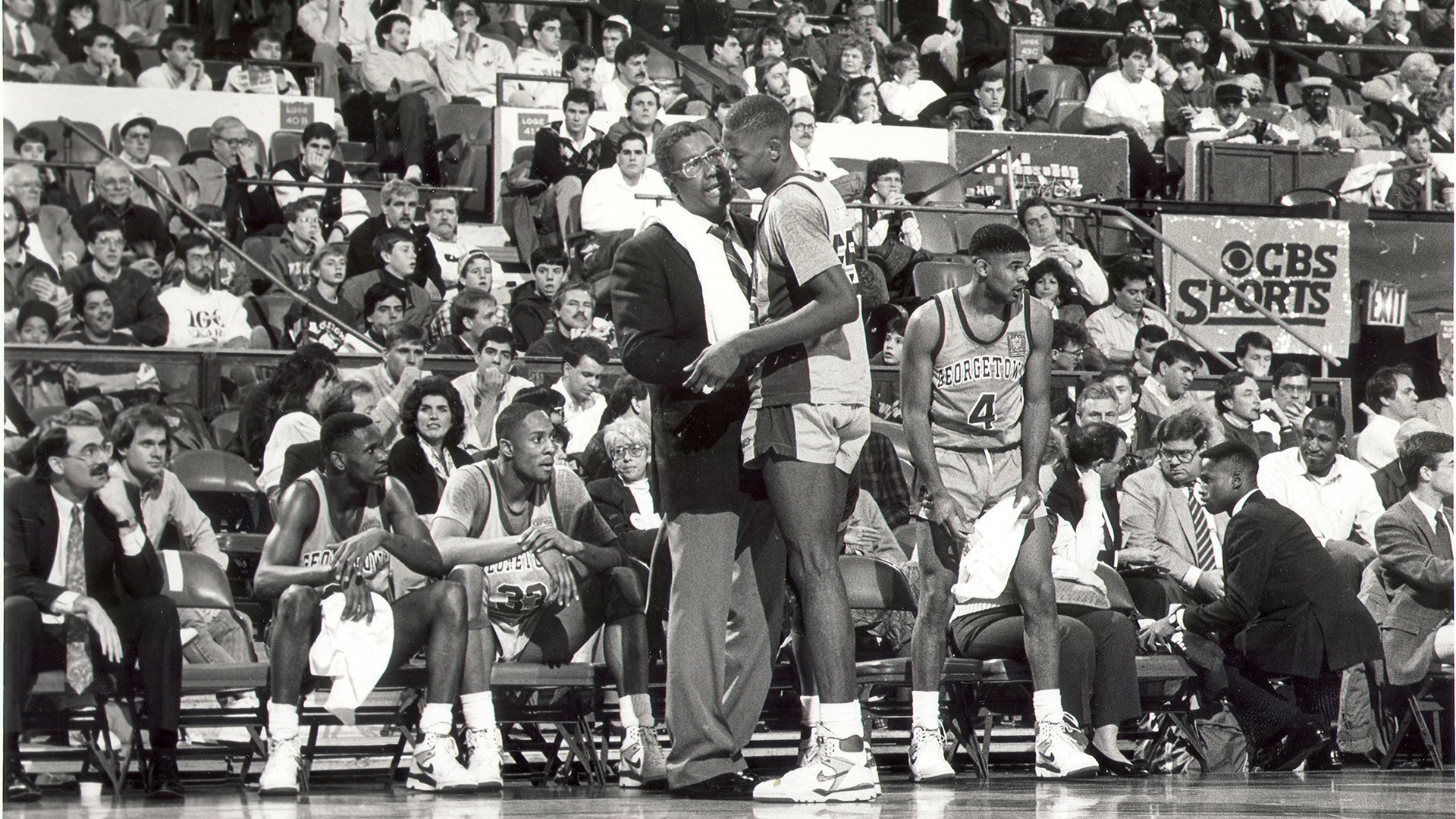 Dikembe Mutombo played for the Georgetown men's basketball team from 1988-91 under head coach John Thompson. (Photo courtesy of the Dikembe Mutombo Foundation)