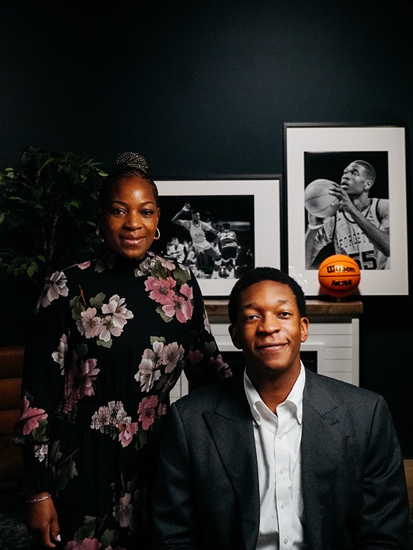 Rose (left) and Ryan Mutombo will accept the Theodore Roosevelt Award at the NCAA Convention in January. (Photo by Jaelyn Arndt / NCAA)