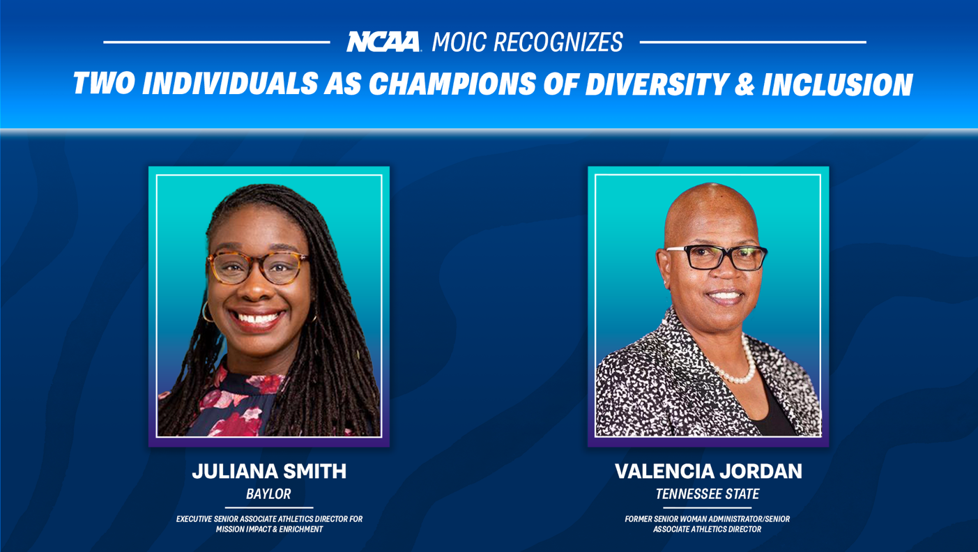 MOIC and NCAA select 2 as Champions of Diversity and Inclusion
