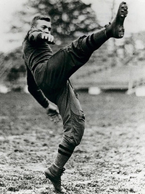 Eisenhower played football at Army West Point