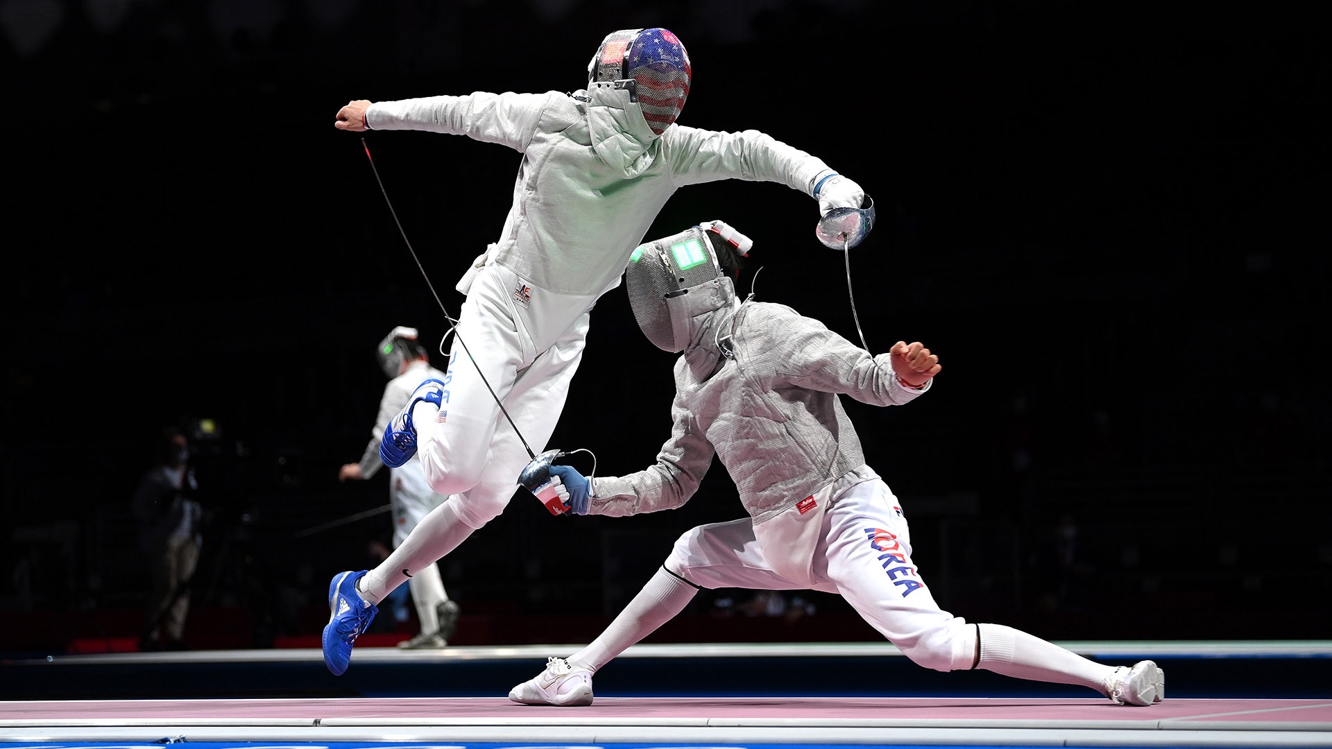 In addition to Olympic training, Dershwitz serves as an assistant coach for New York University. 