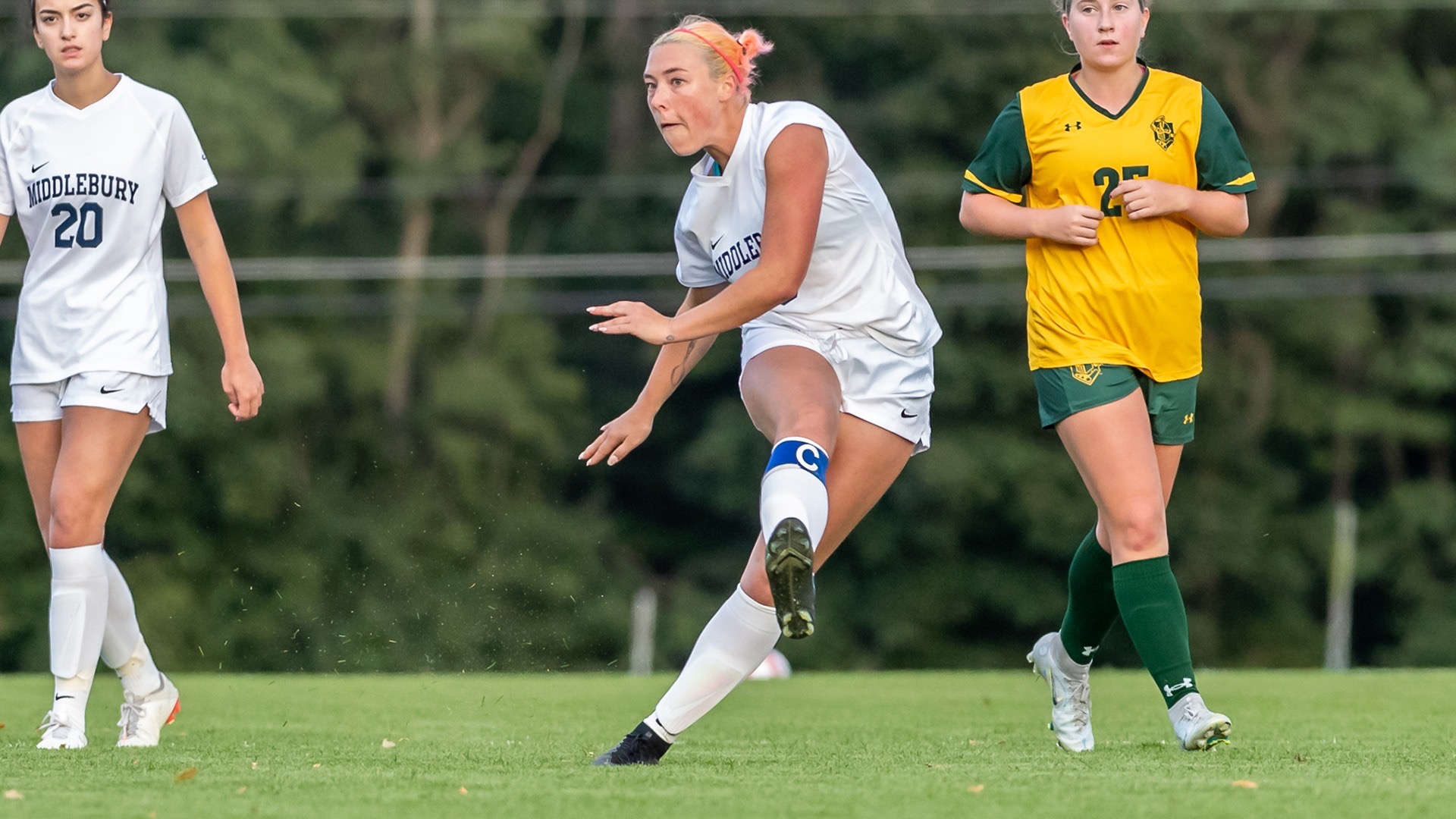 During Elise Morris' four seasons at Middlebury, she earned NESCAC All-Academic honors each year.