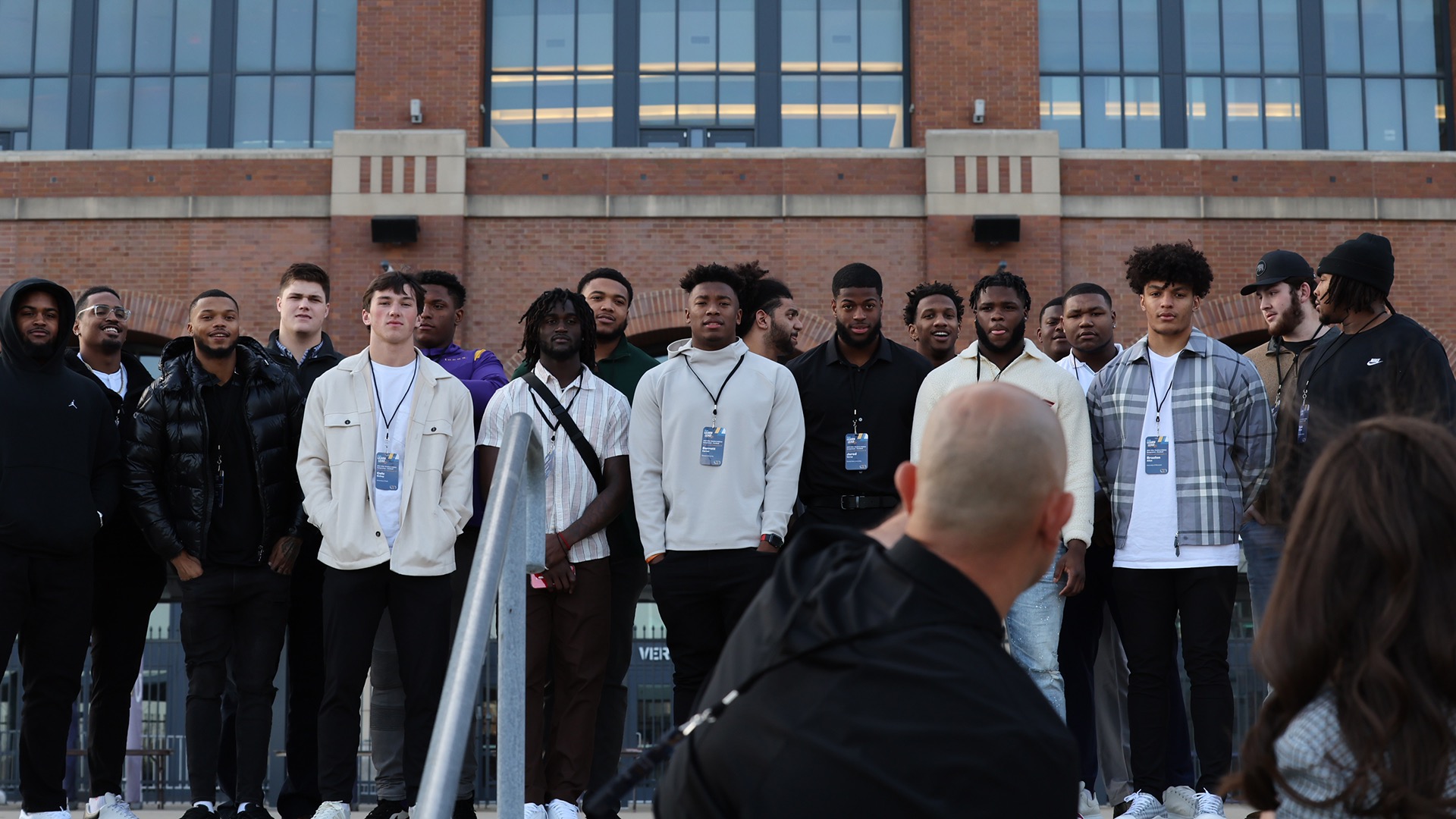 Attendees of the NCAA Elite Student-Athlete Symposium for Football