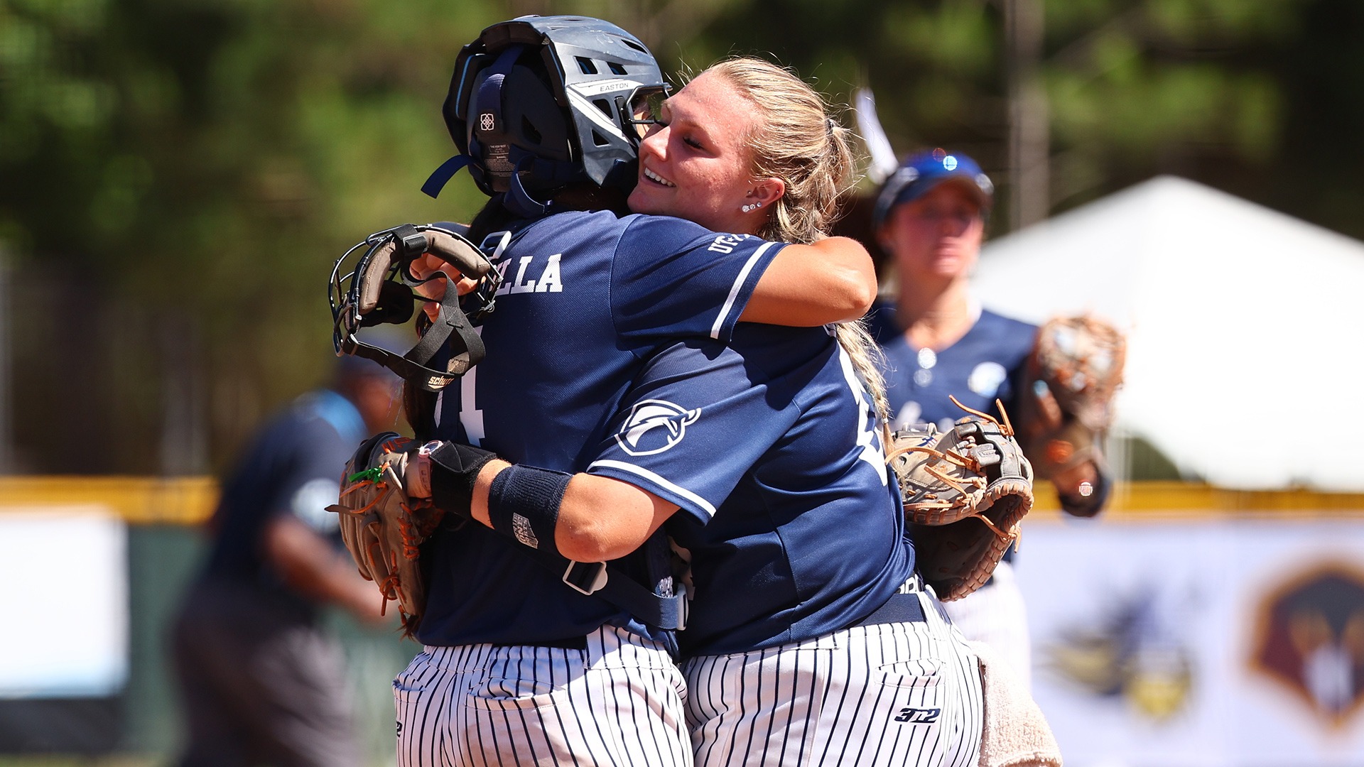 22 MAY 2024: Athletes compete at softball at Bombay Soldiers Creek Park during the 2024 NCAA Division II Championships Festival in Longwood, FL. Jamie Schwaberow/NCAA Photos