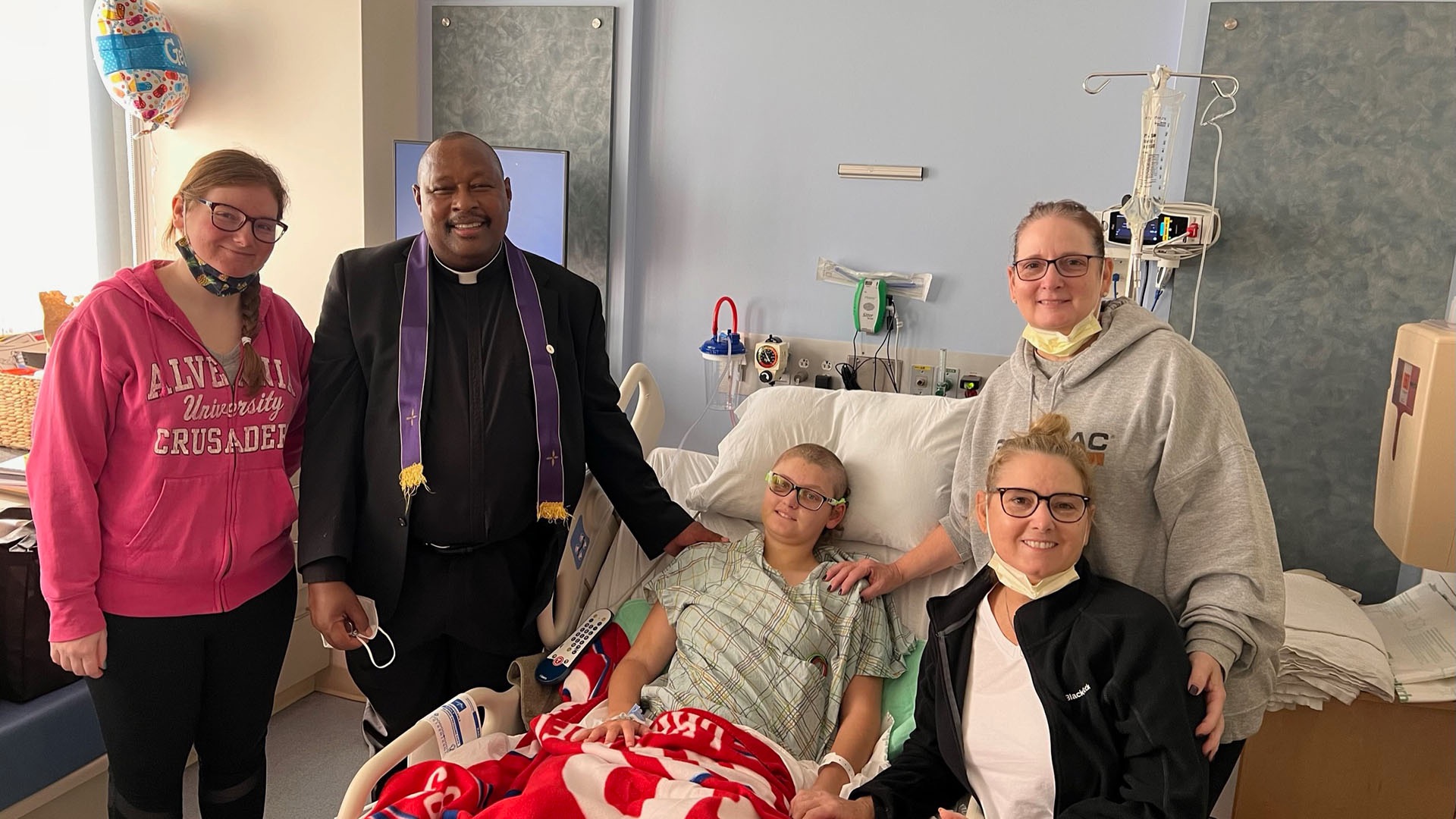 Friends, family, teammates and coaches consistently visited and supported Loiseau while she recovered.