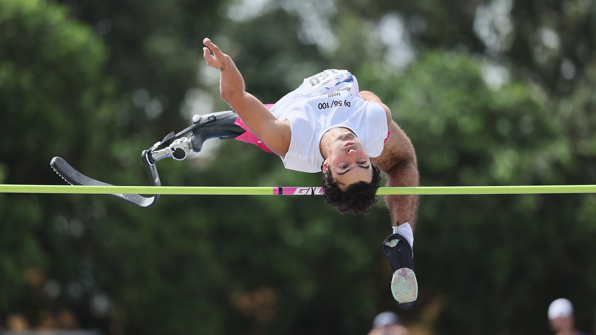 Frech will compete in the high jump and long jump at the 2024 Paris Paralympics.