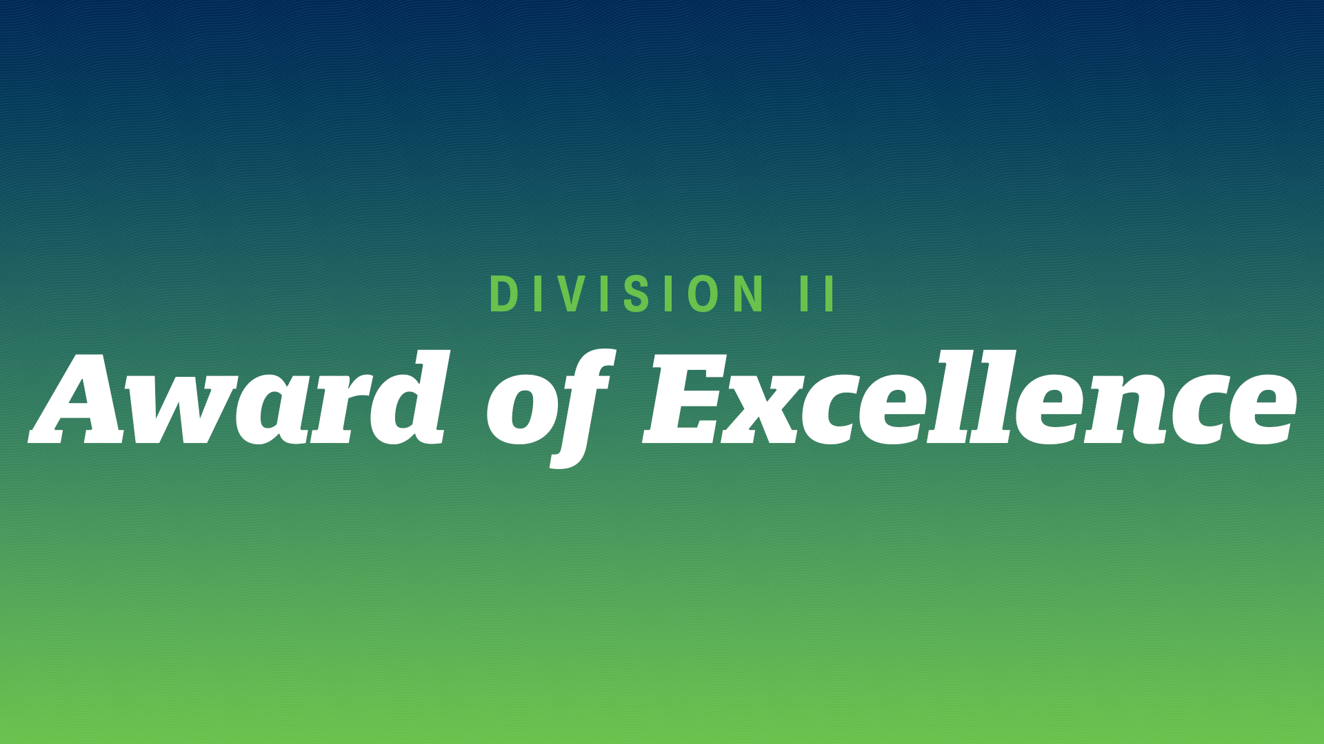 Roberts Wesleyan named 2025 Division II Award of Excellence winner