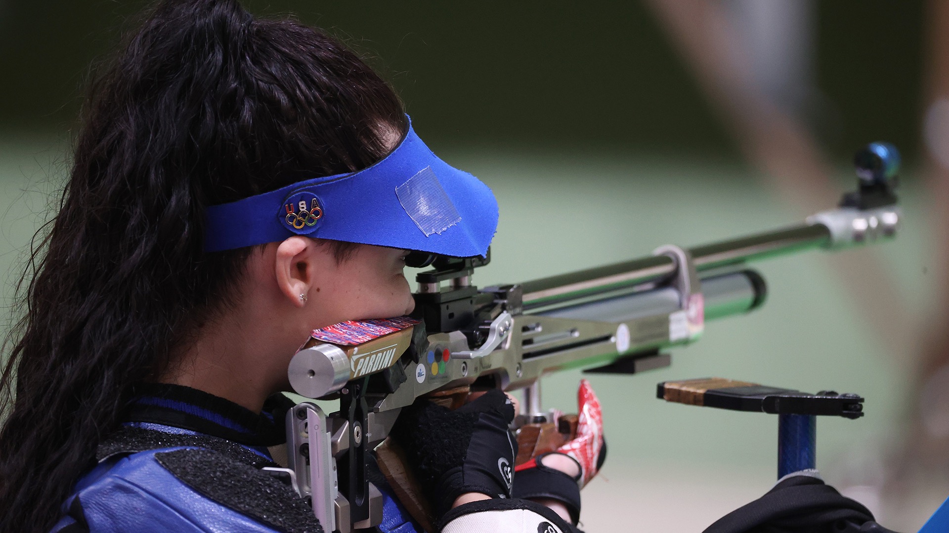 Tucker helped earn a silver medal in the mixed-team air rifle event at the Tokyo Olympics.