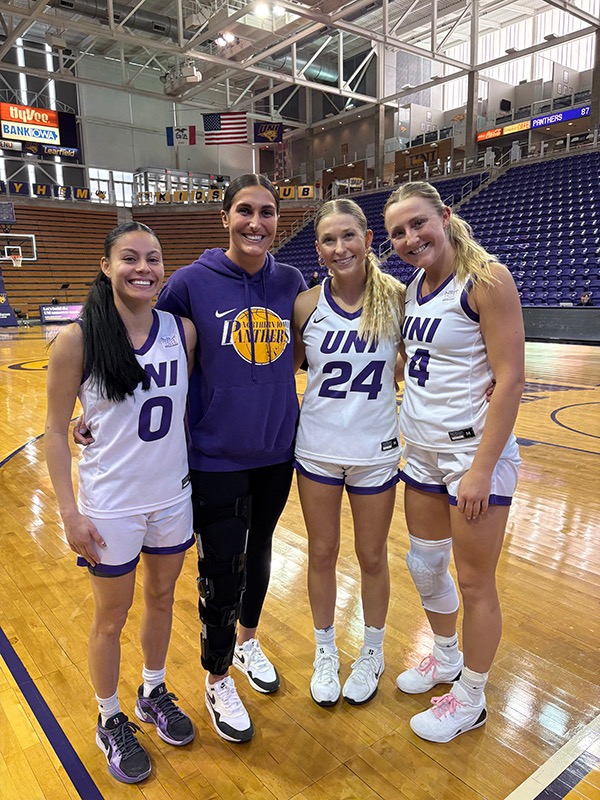 Throughout her injury, Boffeli has relied on her teammates, roommates and best friends to pick her up when she's down.
