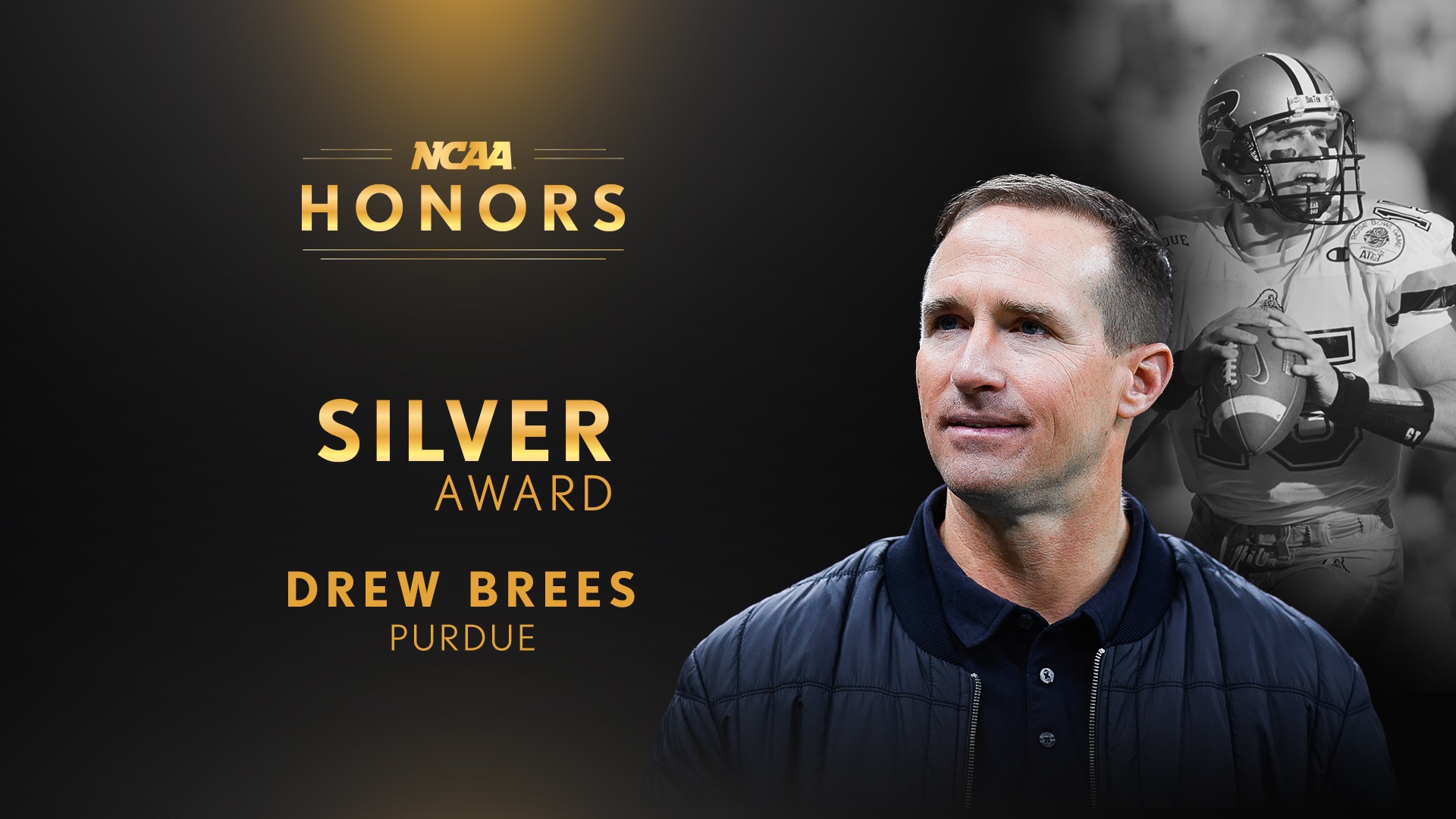 How Purdue changed Drew Brees’ life: NCAA Silver Anniversary Award honors Boilermaker legend