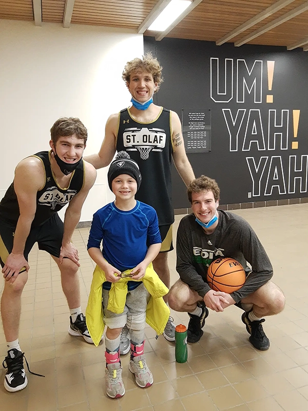 Torin's first visit with the Oles
