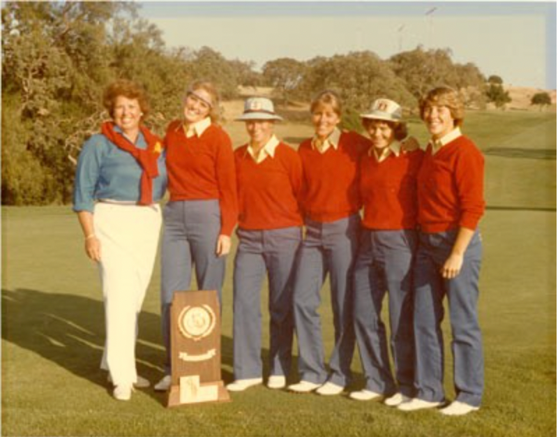 The 1982 Tulsa women's golf team