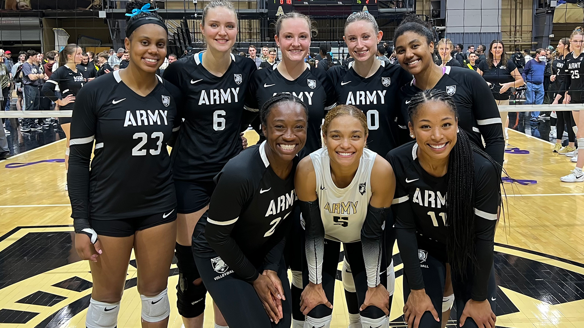 Sullivan credits her volleyball team's support for the honors and accomplishments she's achieved at Army West Point. 
