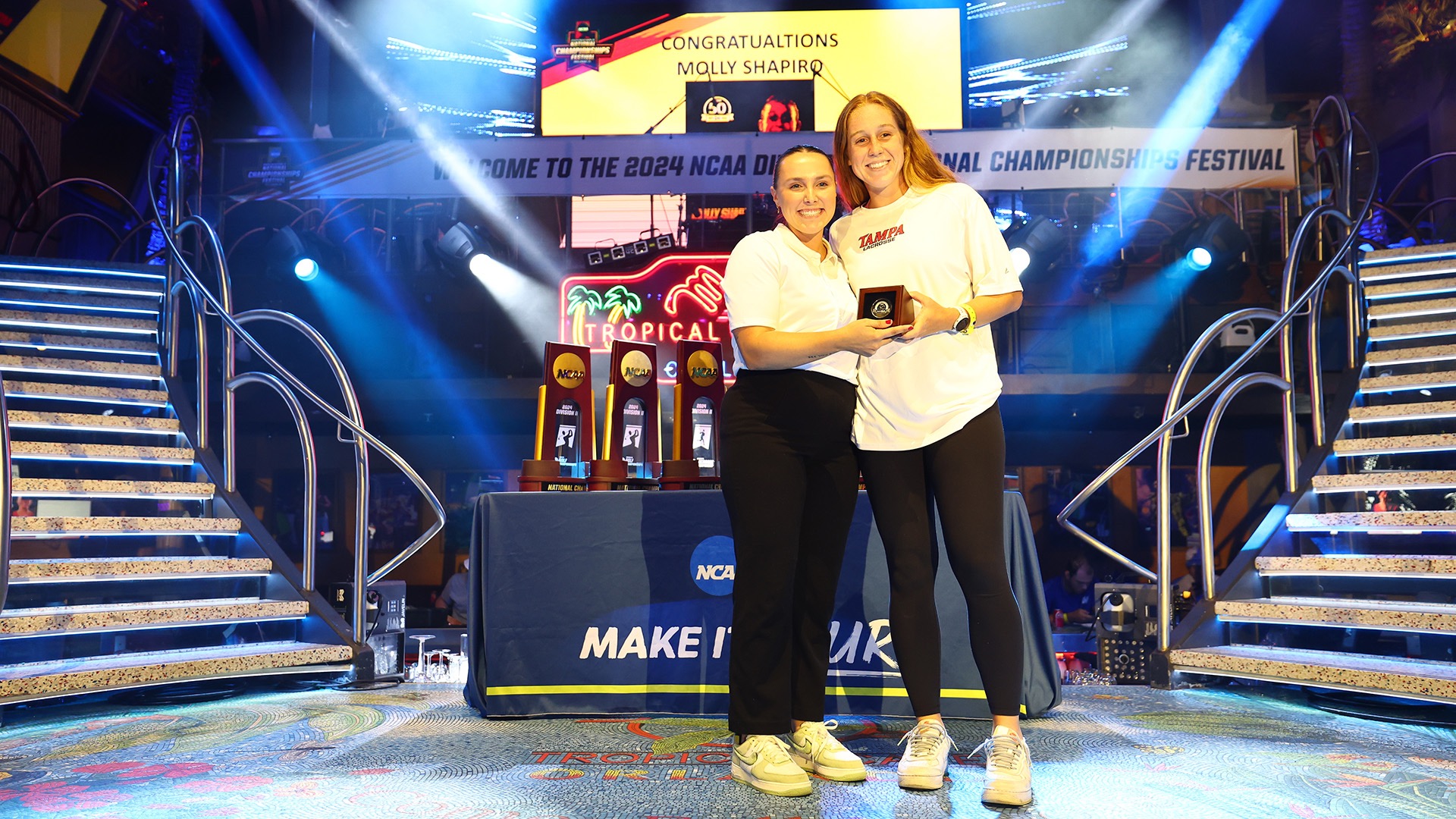 Of the 46 recipients of the 50th Anniversary Scholarship, Molly Shapiro is the only one competing at the Division II National Championships Festival