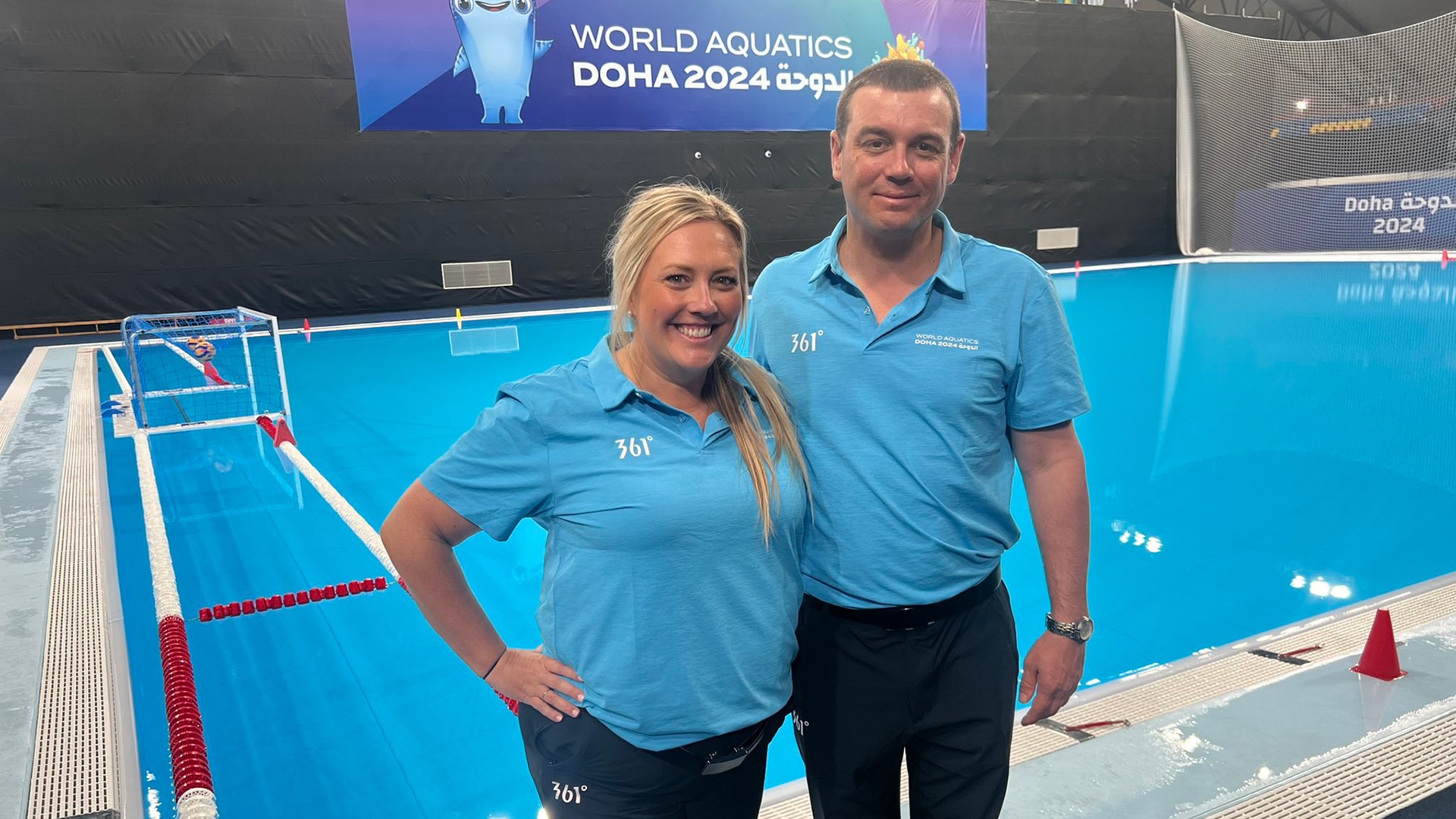 McCall, a former water polo student-athlete, brings decades of experience and passion to the international stage.