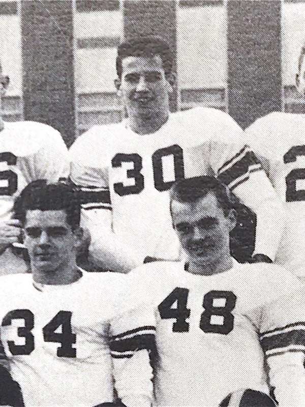 Joe Biden (30) played football at Archmere Academy