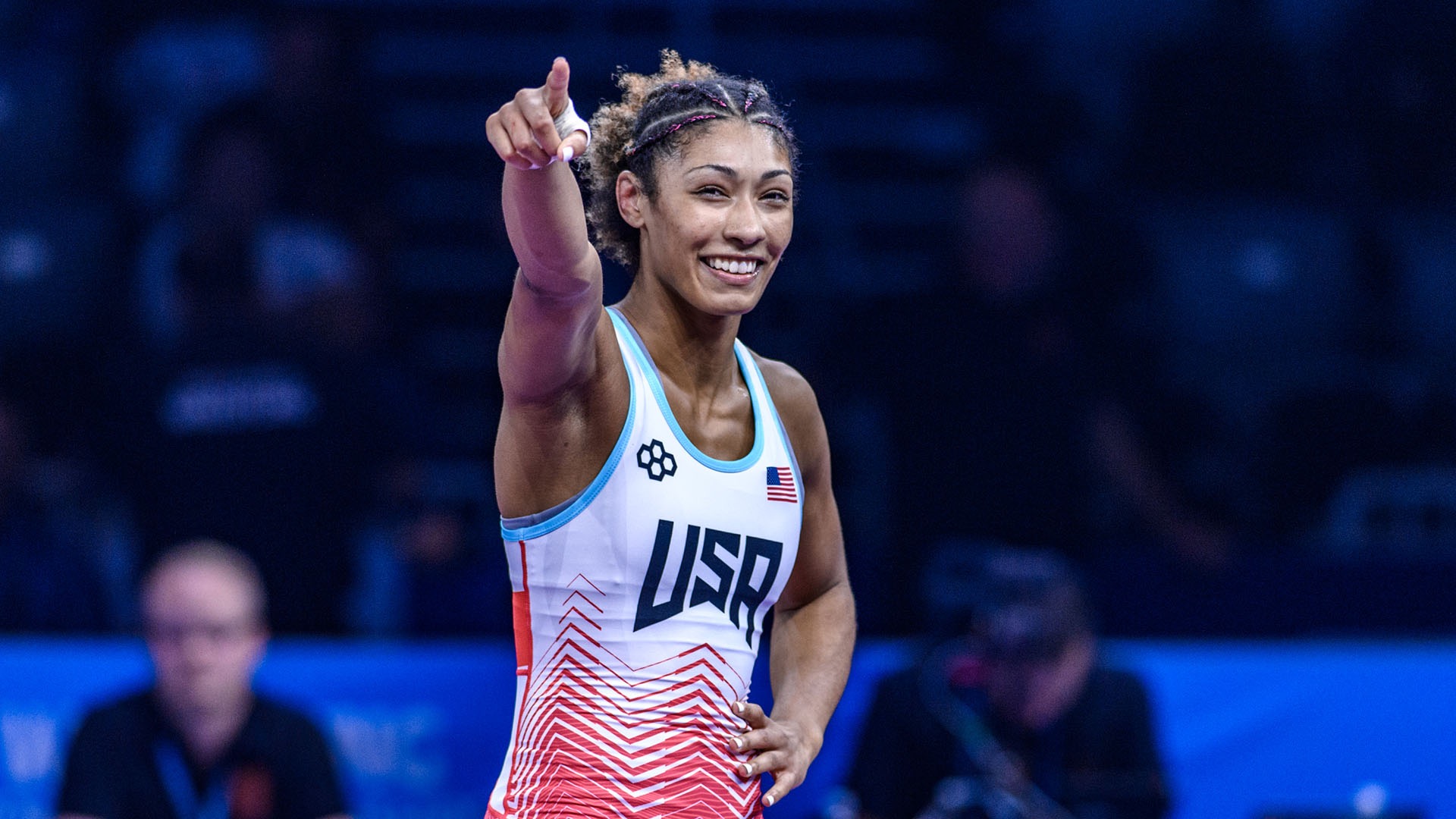 Kennedy Blades representing Team USA