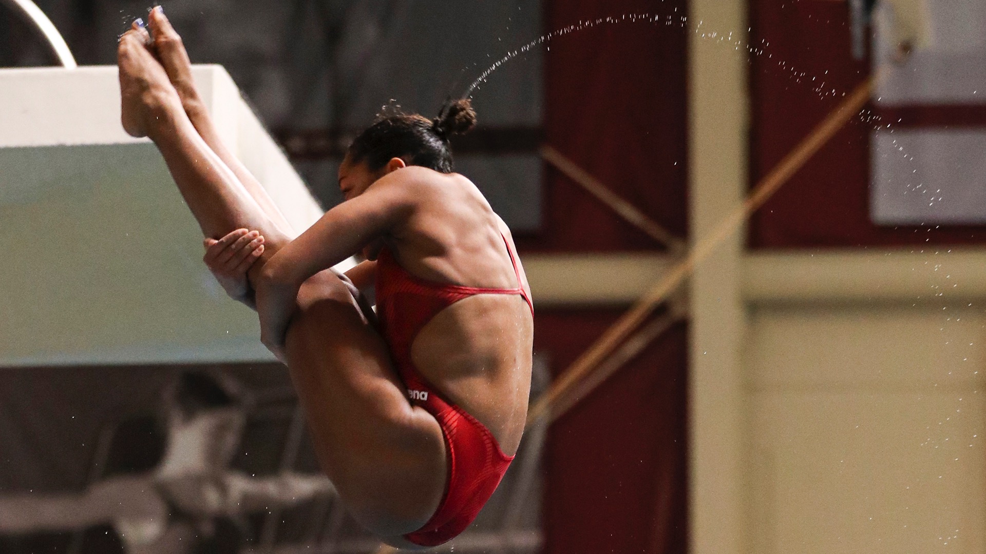 Kristen Hayden Diving Action