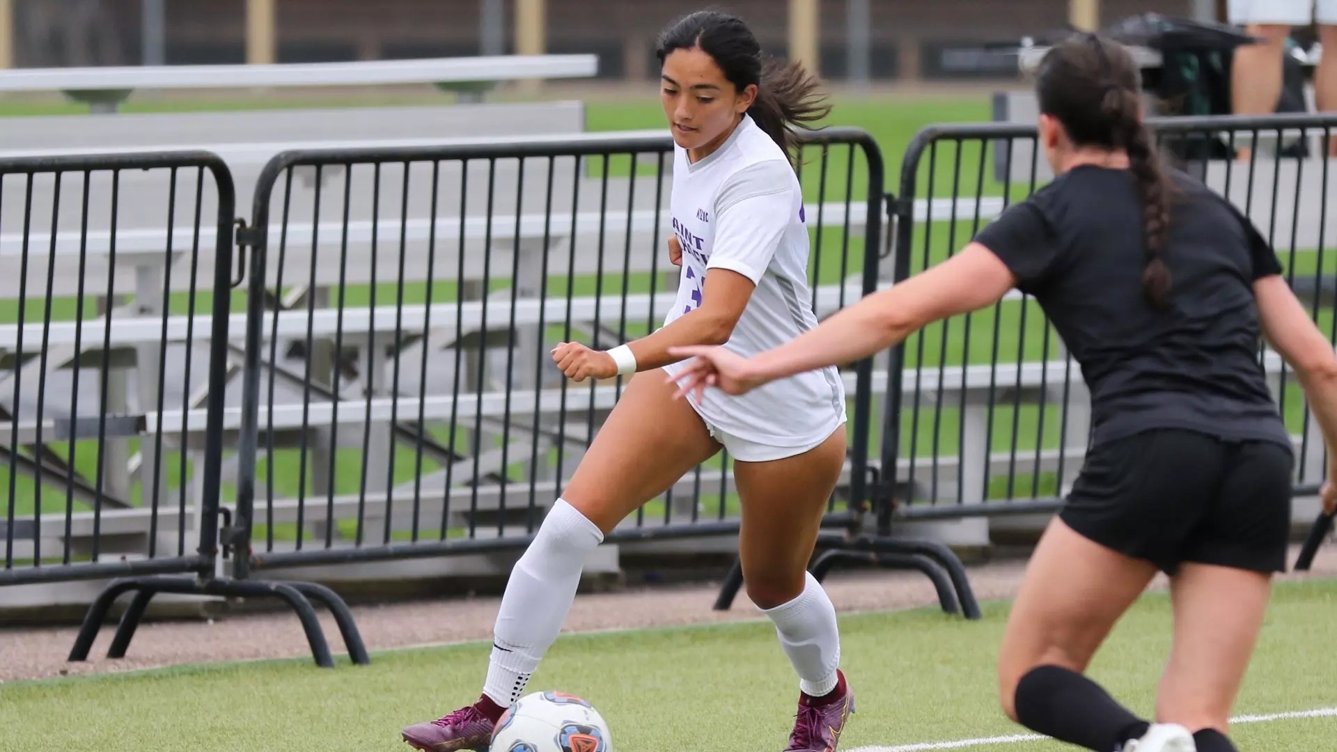 Winters, a neuroscience major and two-sport athlete at Saint Michael's, balances soccer and lacrosse while contributing to cutting-edge Alzheimer's research.
