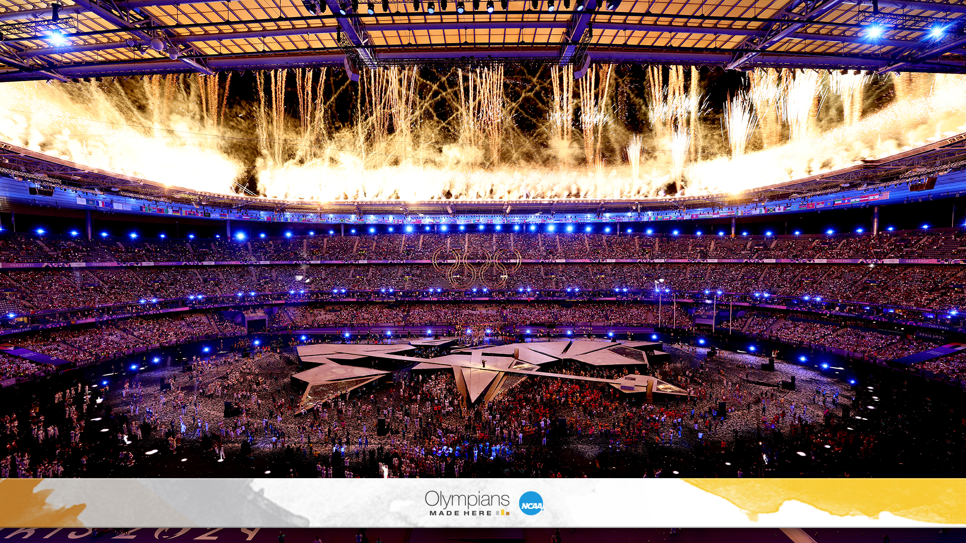 NCAA medal footprint at the 2024 Paris Olympics
