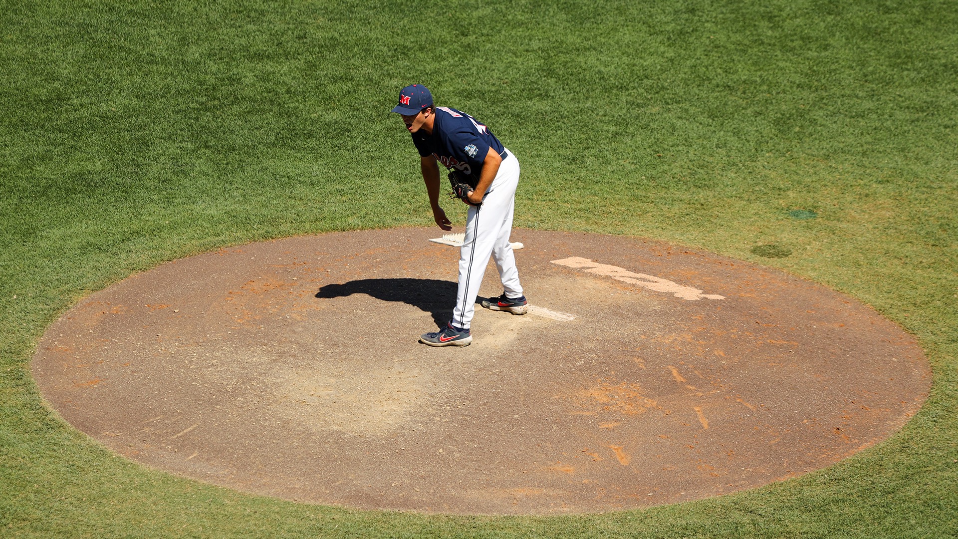 As a freshman in 2022, Nichols played an important role as Ole Miss won its first NCAA Men's College World Series. (Photo by C. Morgan Engel / NCAA Photos)