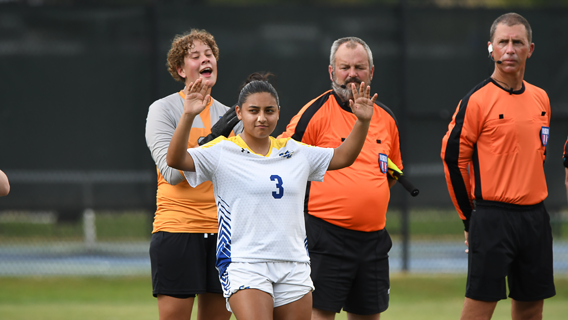 Nathaly Berrezueta, originally from Ecuador, has overcome language barriers and cultural challenges to become an academic and athletic standout at Salem.