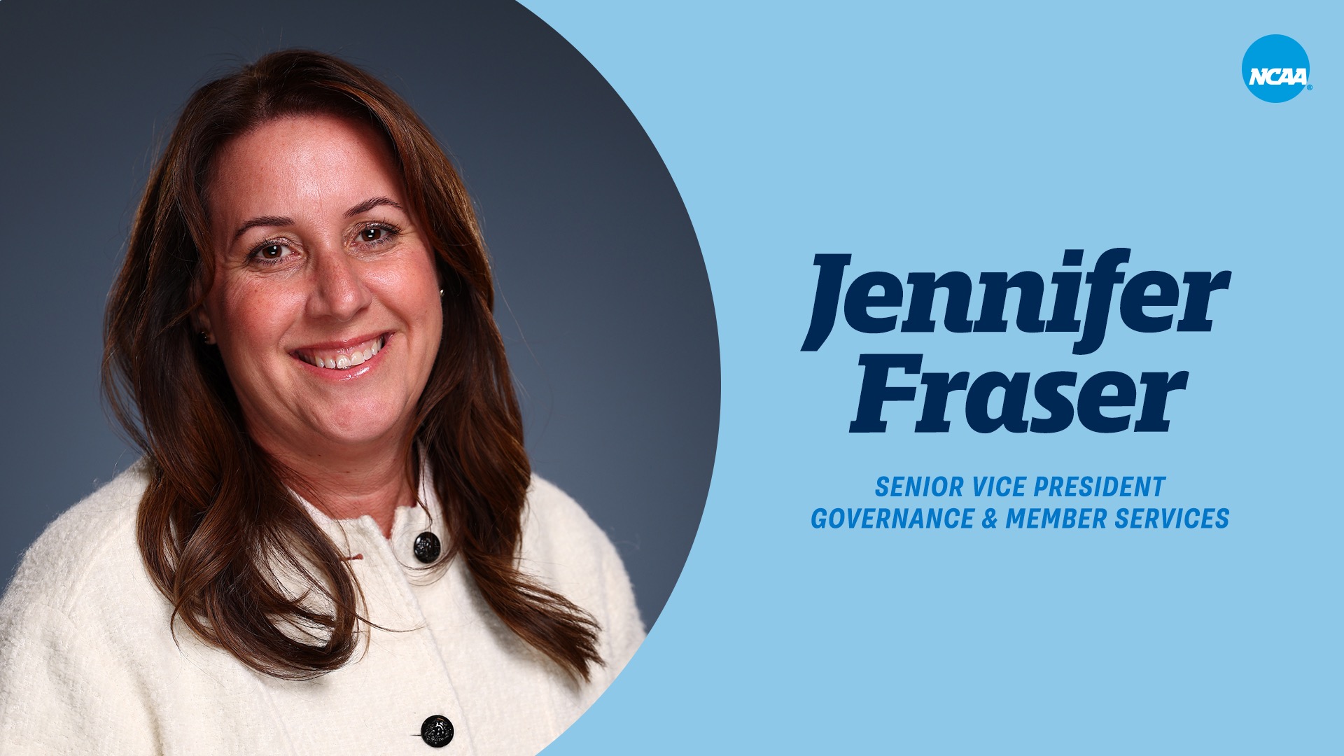 NCAA names Jennifer Fraser senior vice president of governance and member services